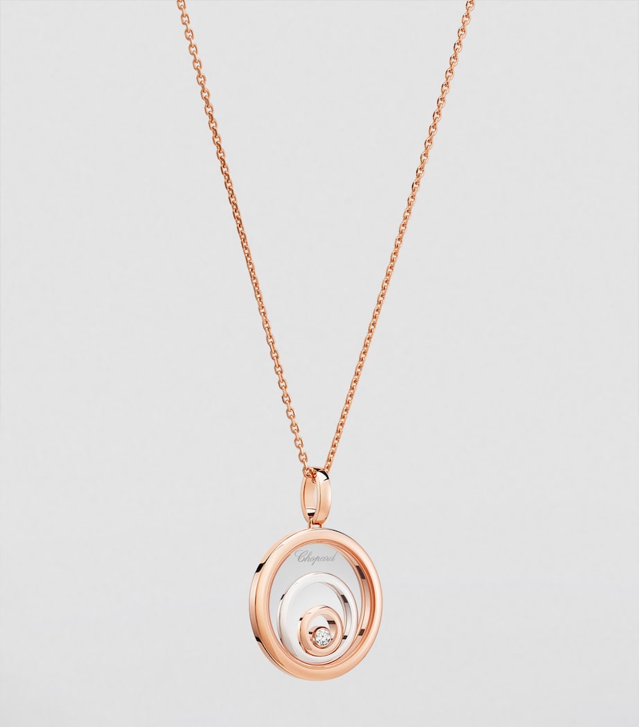 Rose Gold and Diamond Happy Spirit Necklace WHITE GOLD/ROSE GOLD Image 3