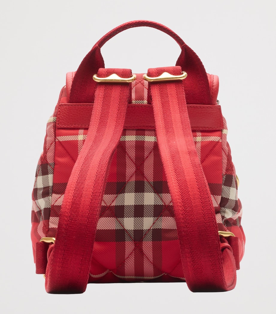 Mini Check Horseshoe Backpack CRAYON RED Image 3
