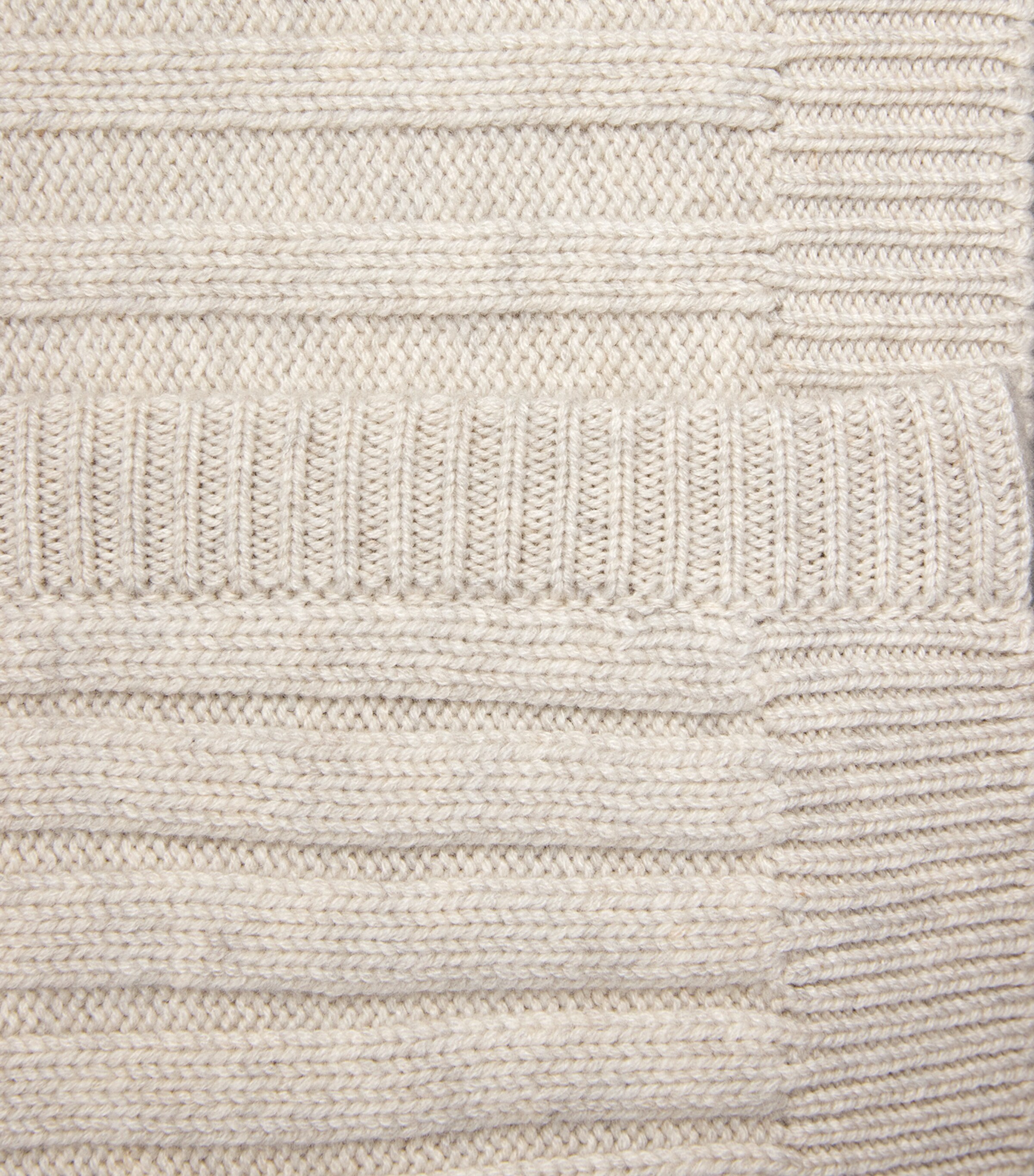Johnstons Of Elgin Womens Cashmere Ribbed Lecht Cardigan Lunan Sand Image 6