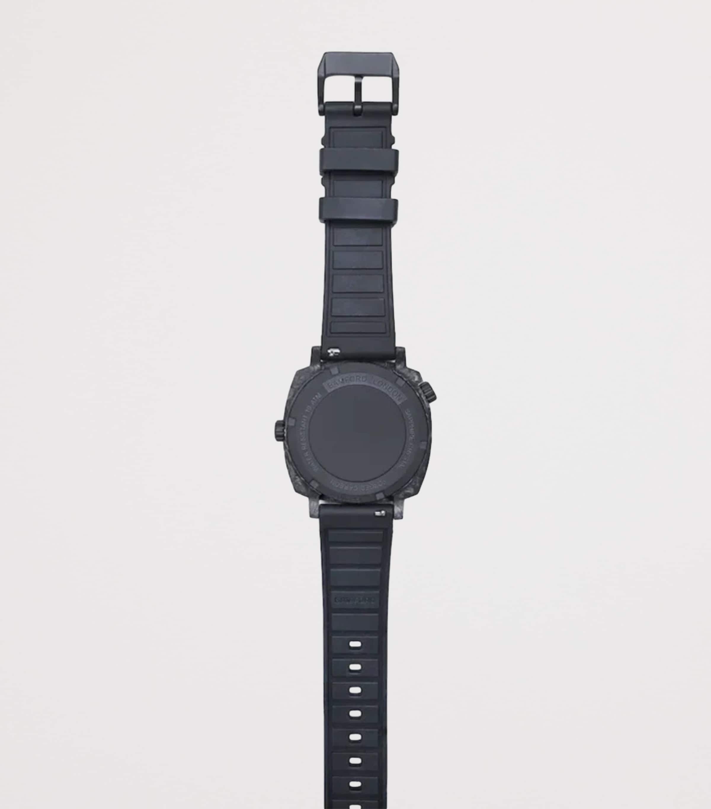 Bamford London Forged Carbon GMT Watch 40mm Black Image 5