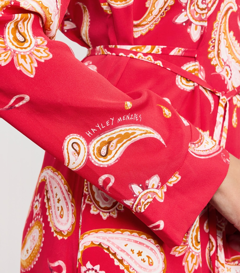 Silk Jimi Maxi Dress JIMI RED Image 6