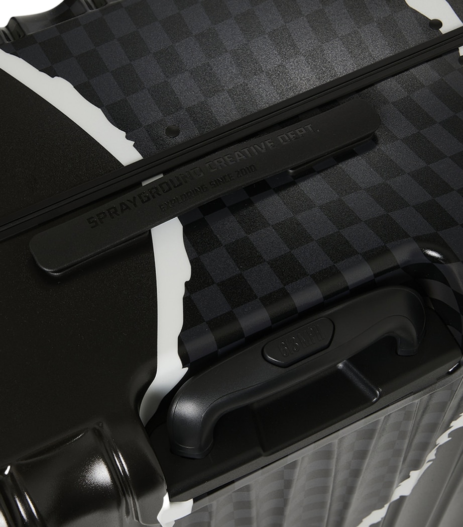 Sprayground Centre Rip Revealing Grey Check-In Suitcase (75cm) Grey Image 7