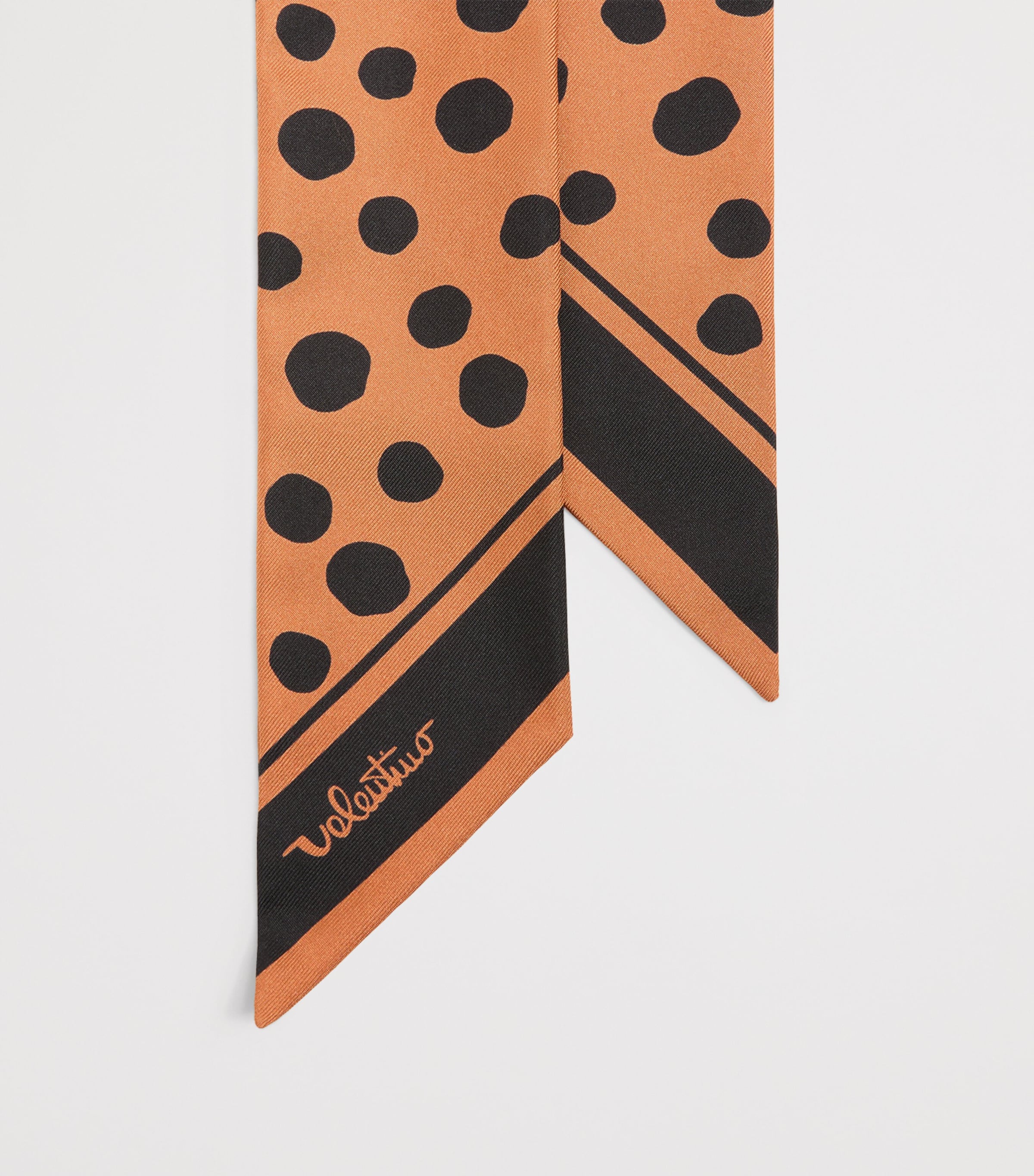 Valentino Garavani Silk Spotted Print Scarf Image 3