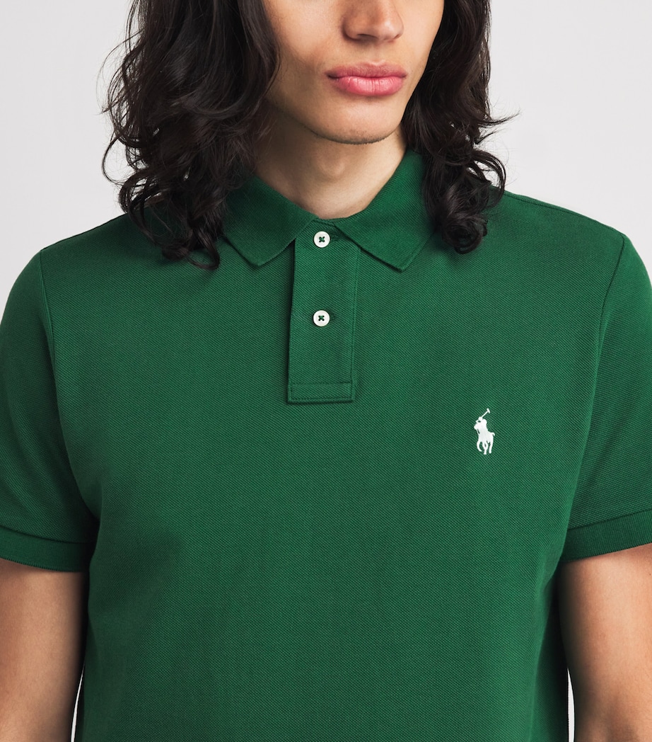 Polo Ralph Lauren Mens Cotton Mesh Custom-Fit Polo Shirt New Image 3