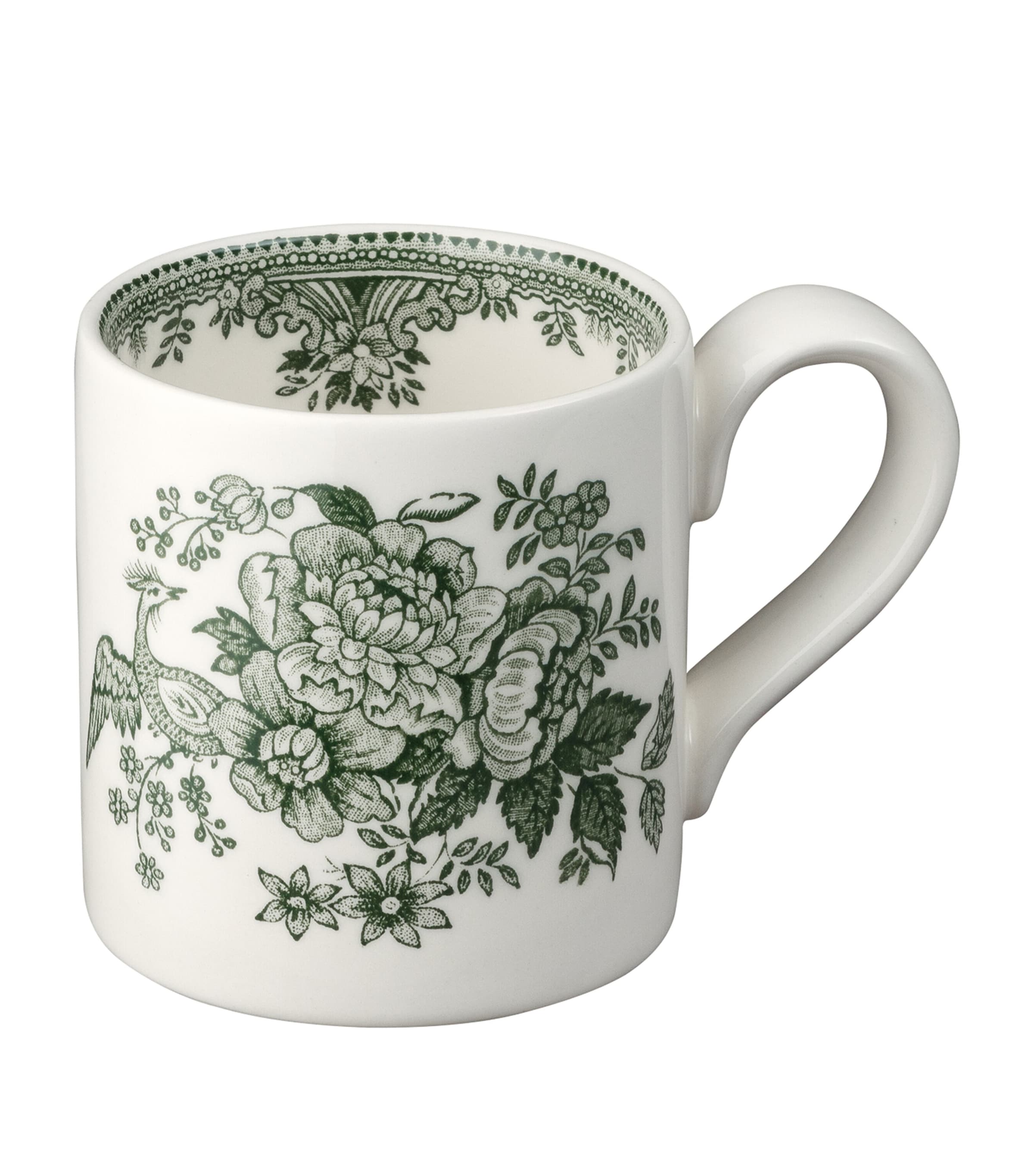 Burleigh Asiatic Pheasants Mug In Green