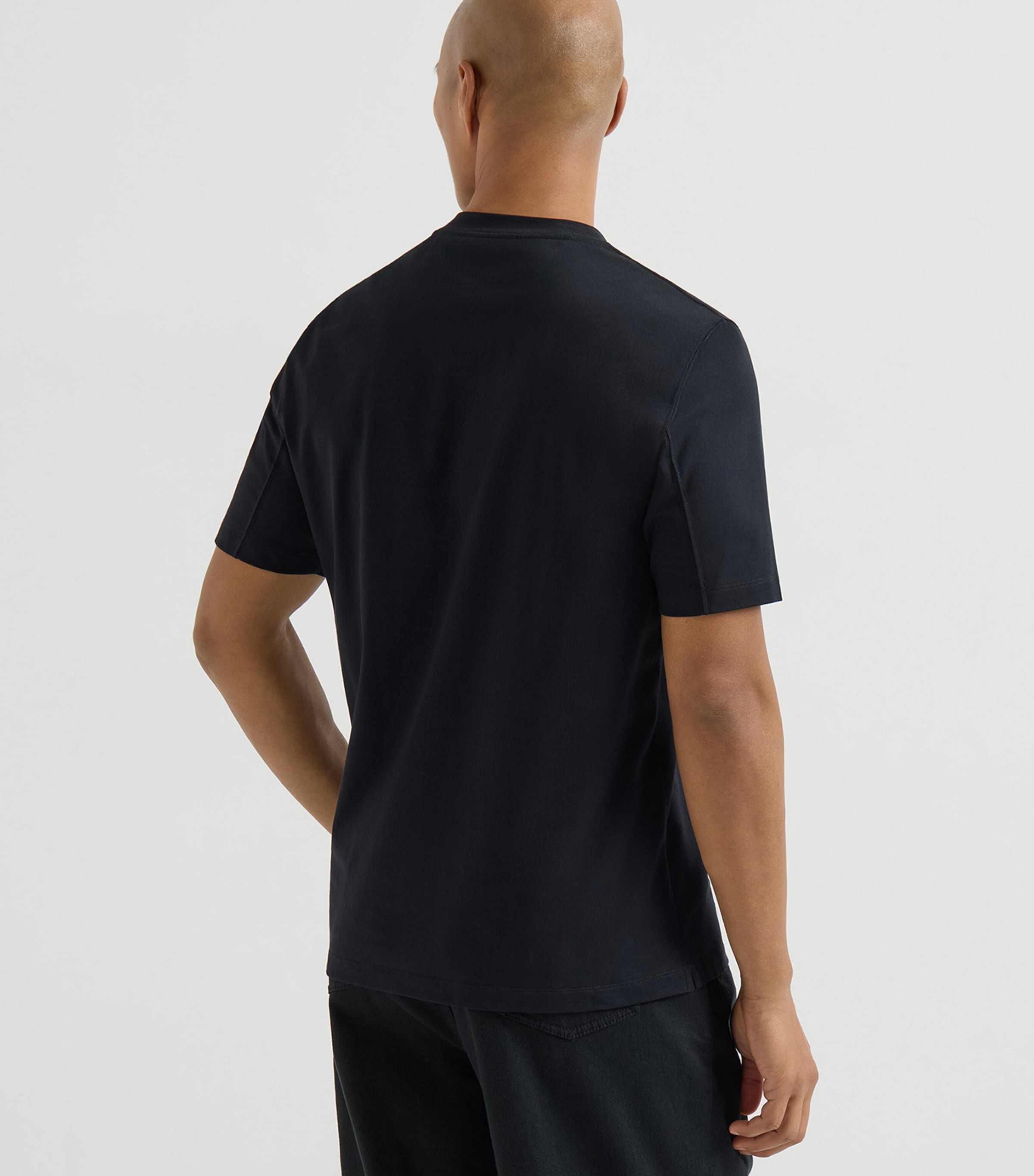 Brunello Cucinelli Mens Cotton Crew-Neck T-Shirt Image 5