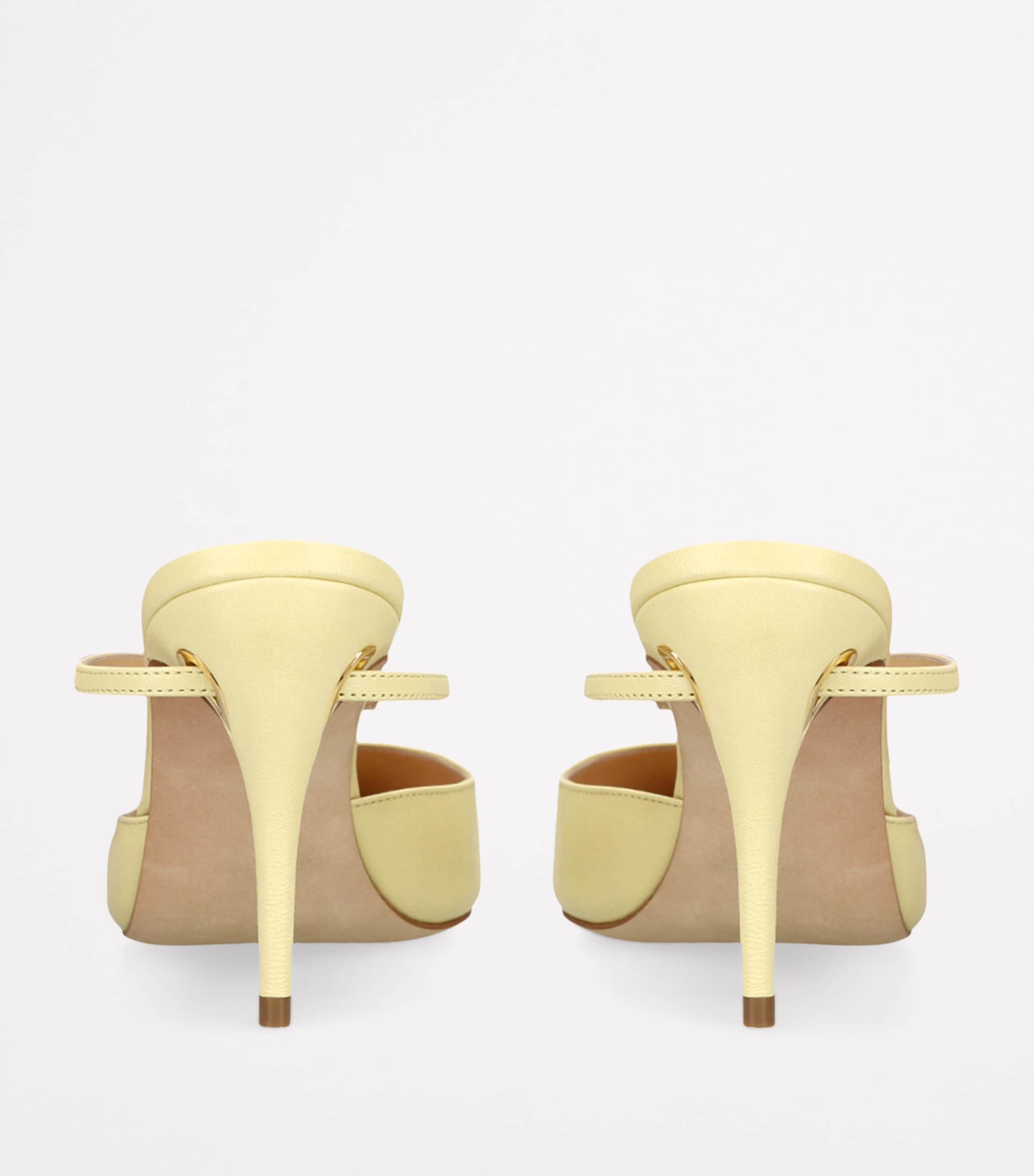 Leather Giuseppe Mules 85 YELLOW Image 2