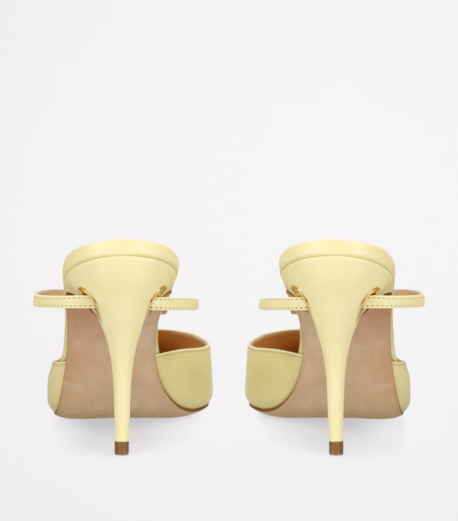 Leather Giuseppe Mules 85 YELLOW Image 2