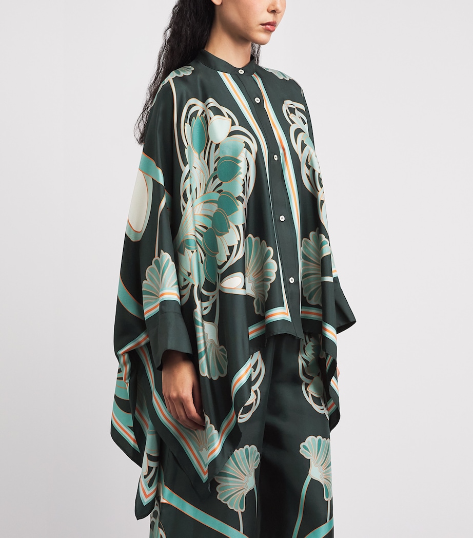 La Doublej Womens Silk Foulard Blouse Tulp Plac Image 4