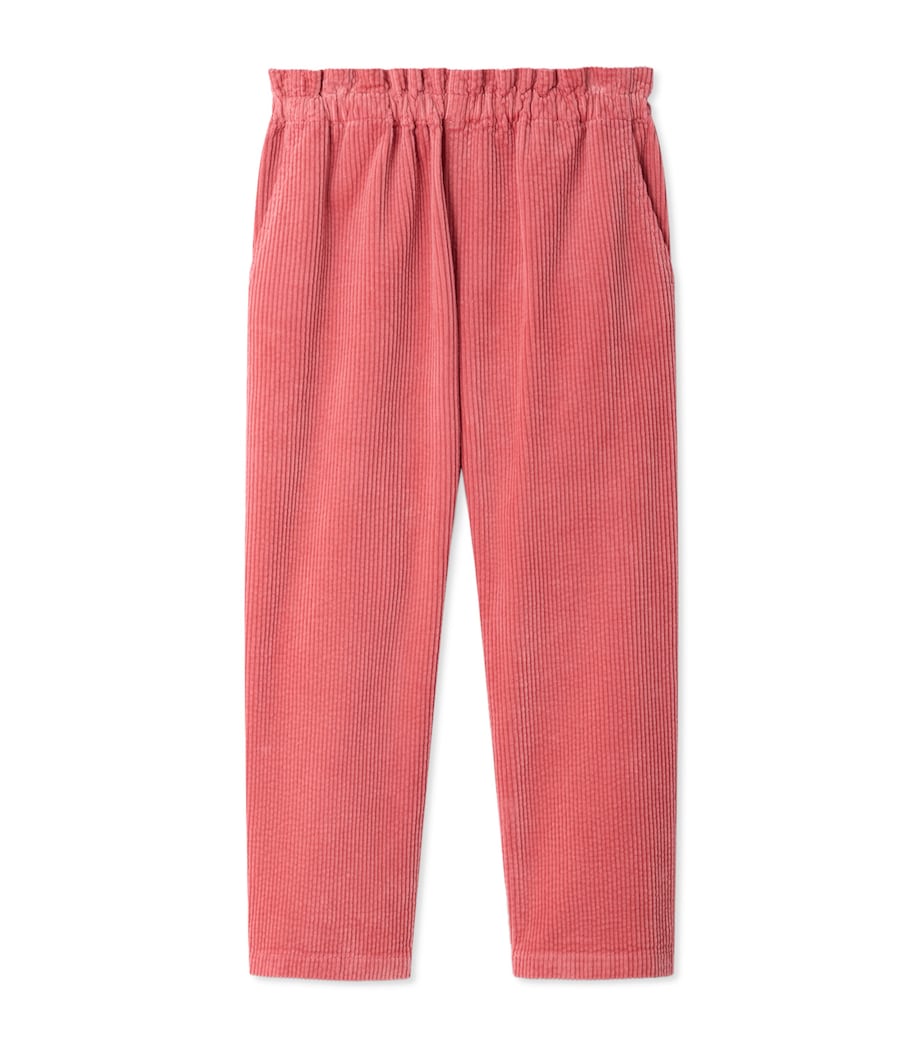Bonpoint Stretch Cotton Corduroy Trousers (4-8 Years) Framboise Image 1