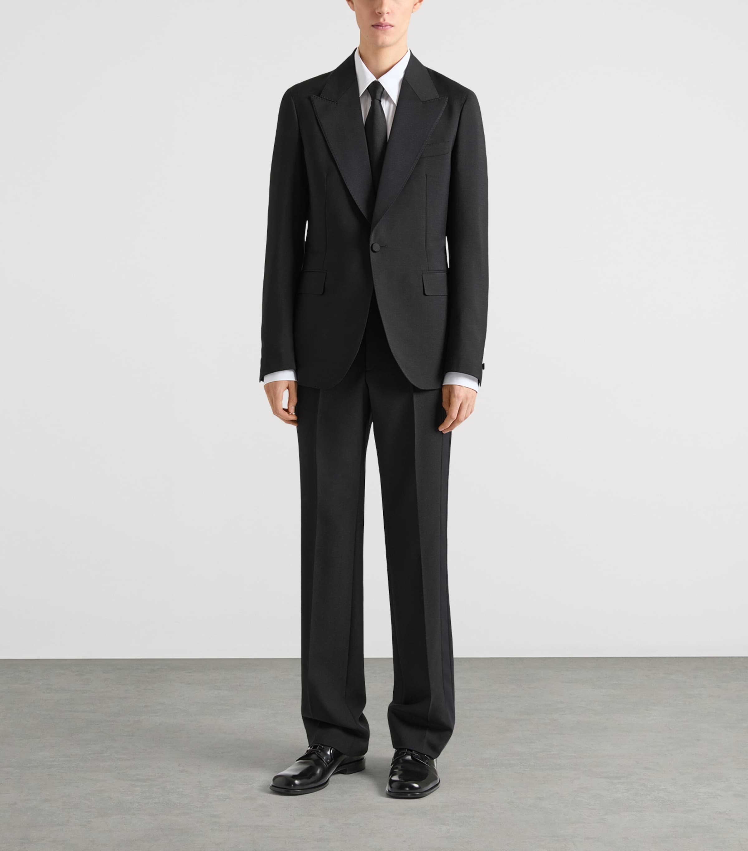Givenchy Mens Wool-Mohair Deconstructed Blazer Image 2