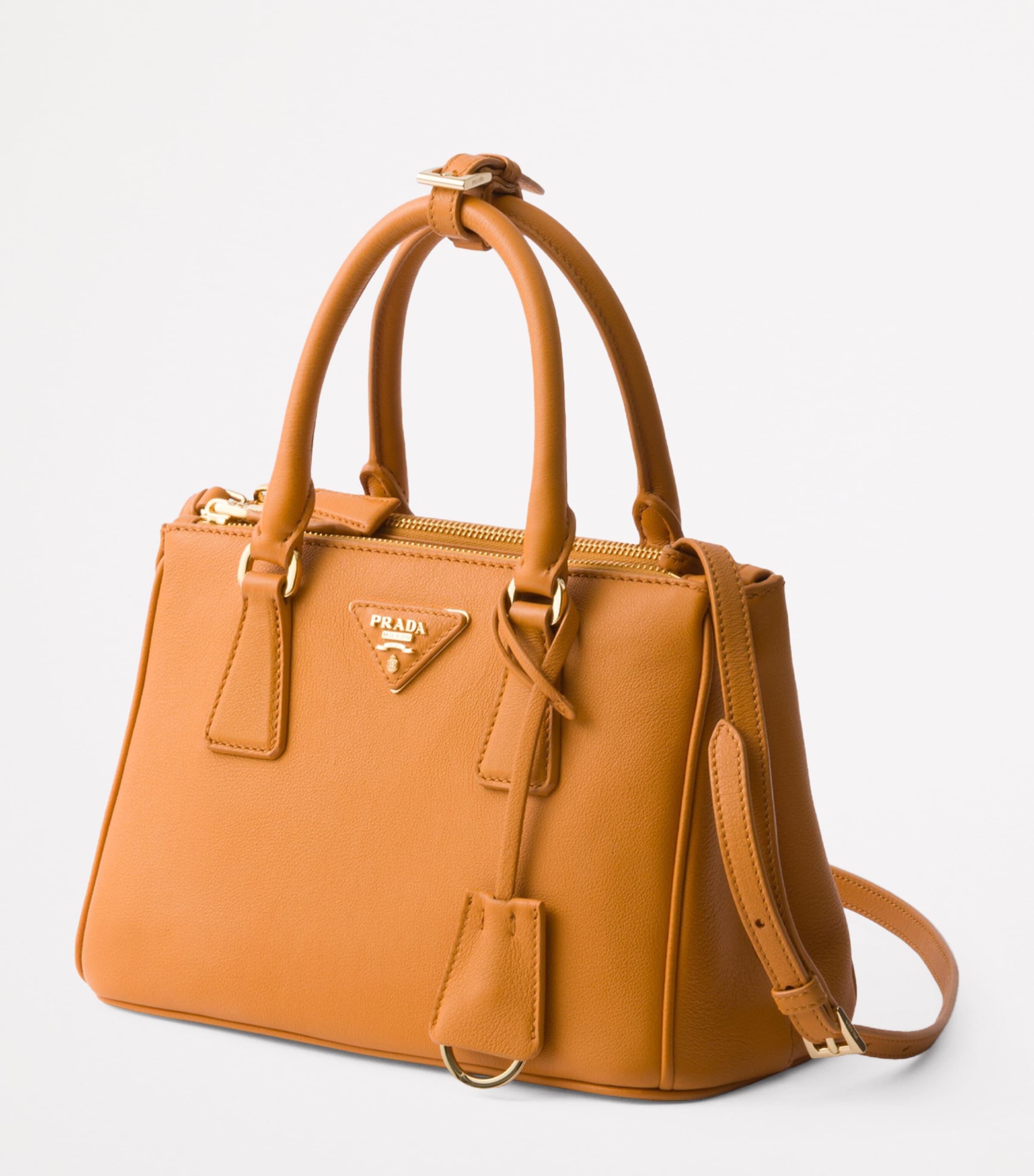 Prada Small Leather Galleria Top-Handle Bag Image 2