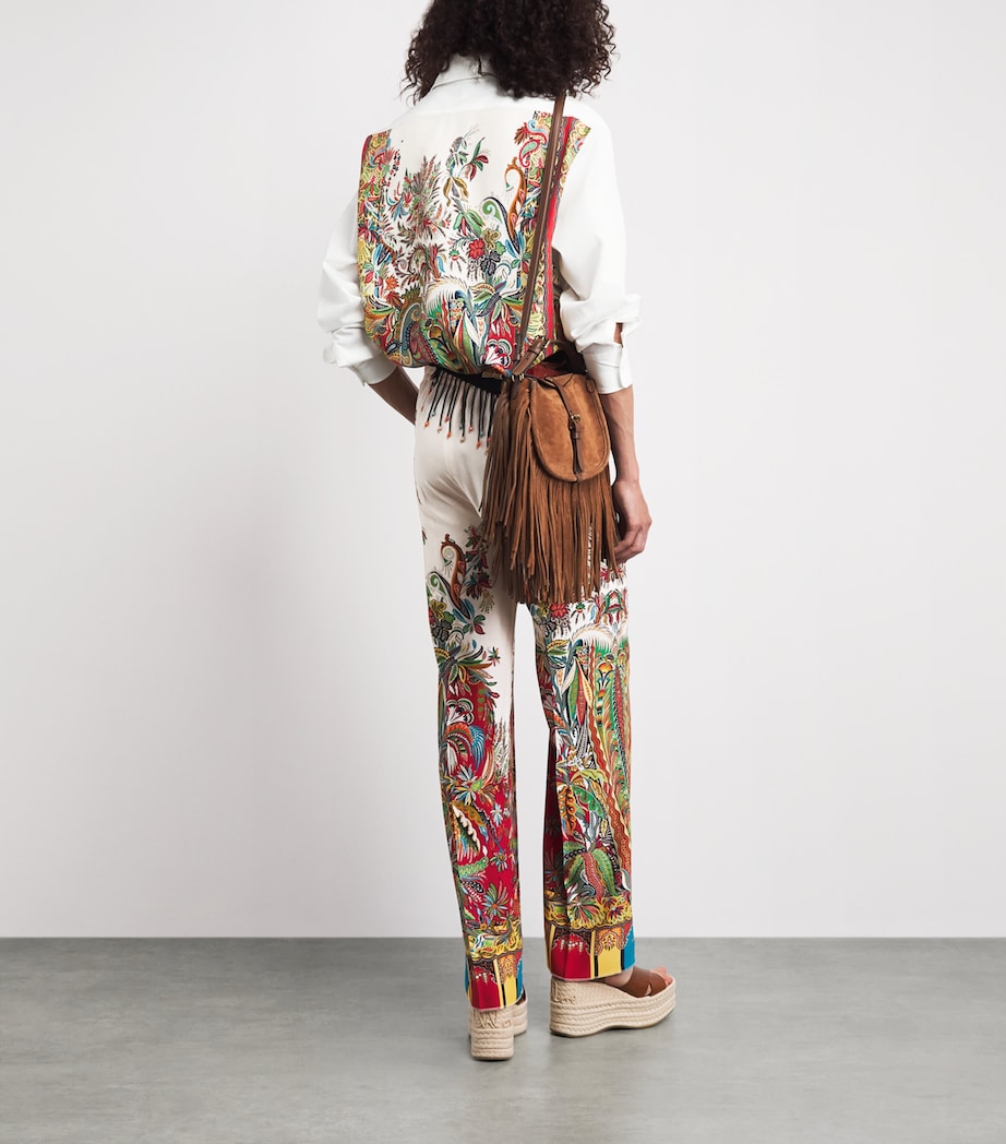 Etro Womens Cotton-Silk Floral-Print Shirt Prnt/white Bs Image 2
