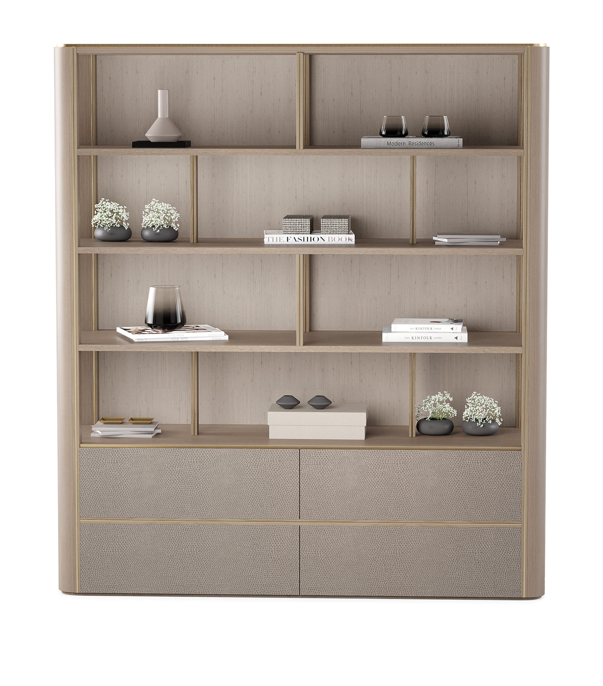 Frato Kent Bookcase In Gray