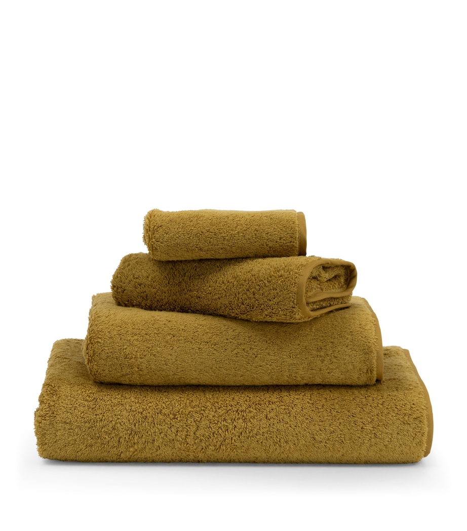 Frette Cotton Unito Hand Towel (60cm x 110cm) Amber Glow Image 2