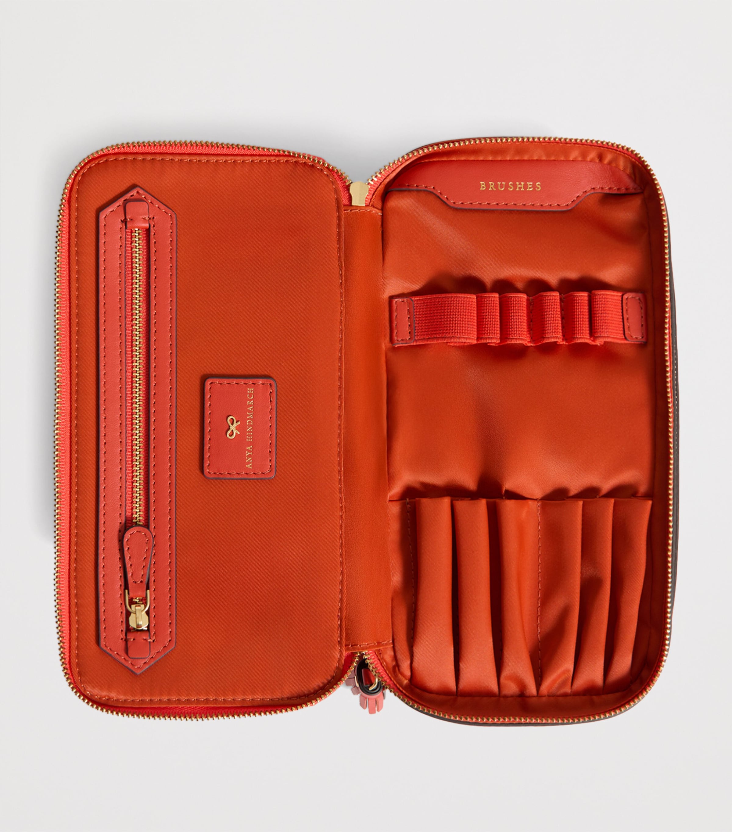 Jacquard Logo Make-Up Pouch BURNT SIENNA Image 2