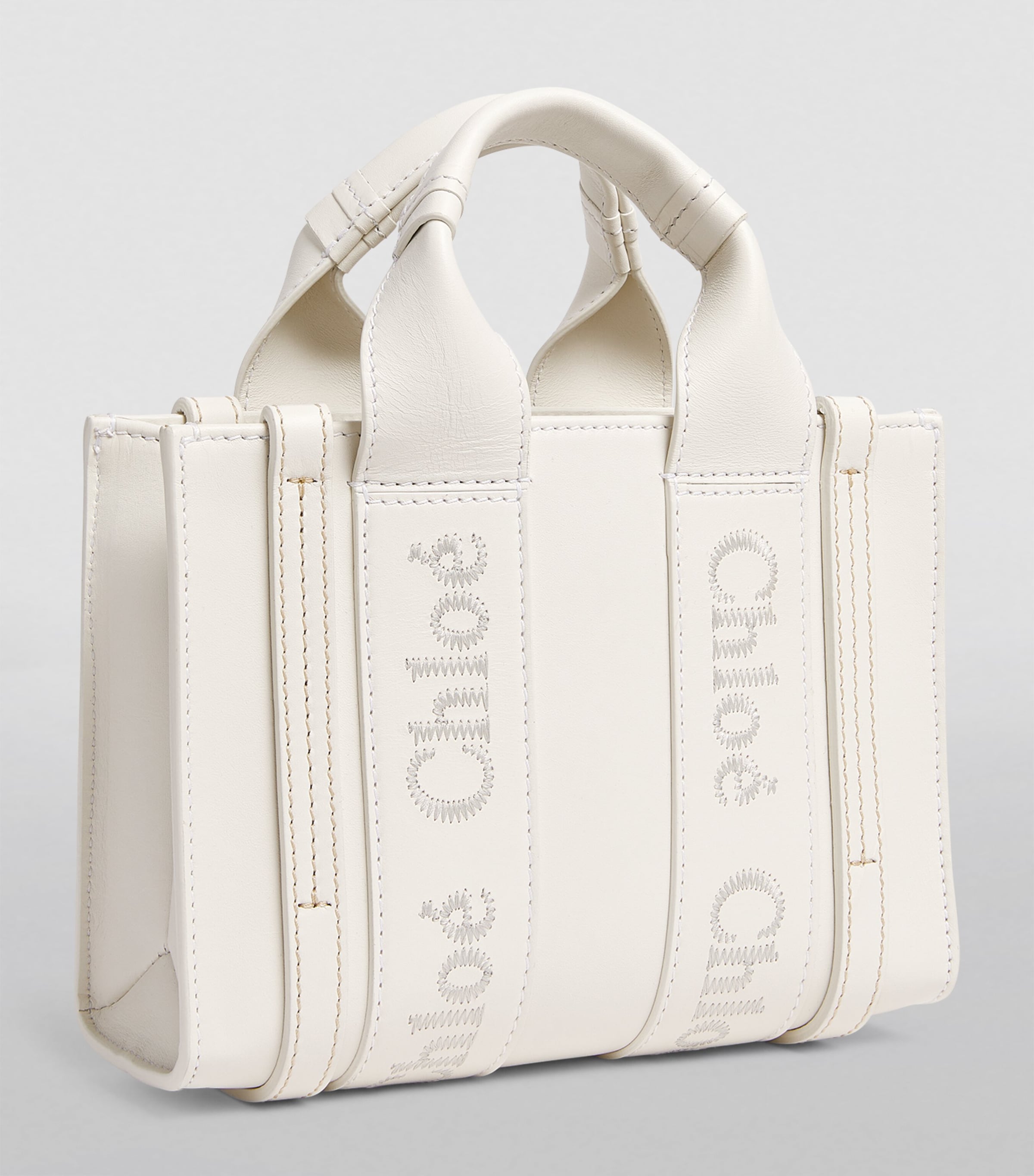 Chloé Mini Leather Woody Tote Bag | Harrods UK