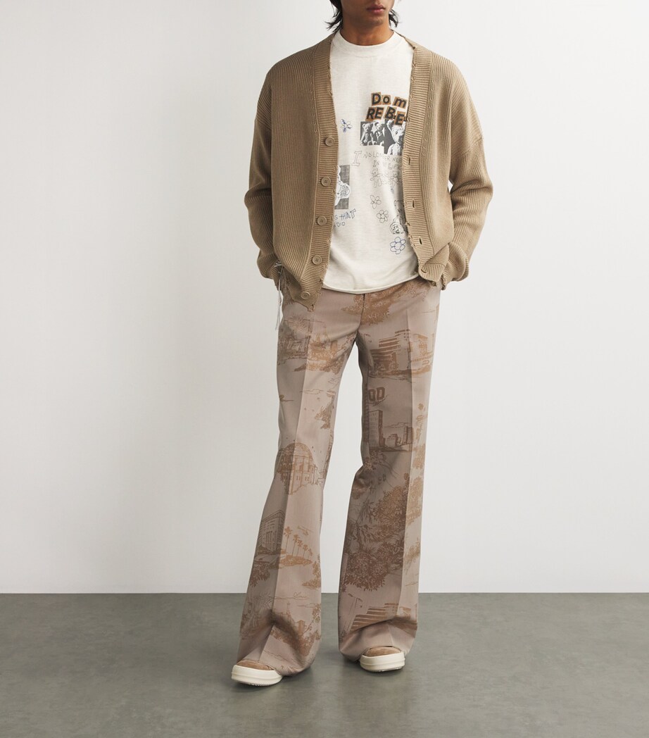DOMREBEL Mens Break Up T-Shirt Greige Image 2