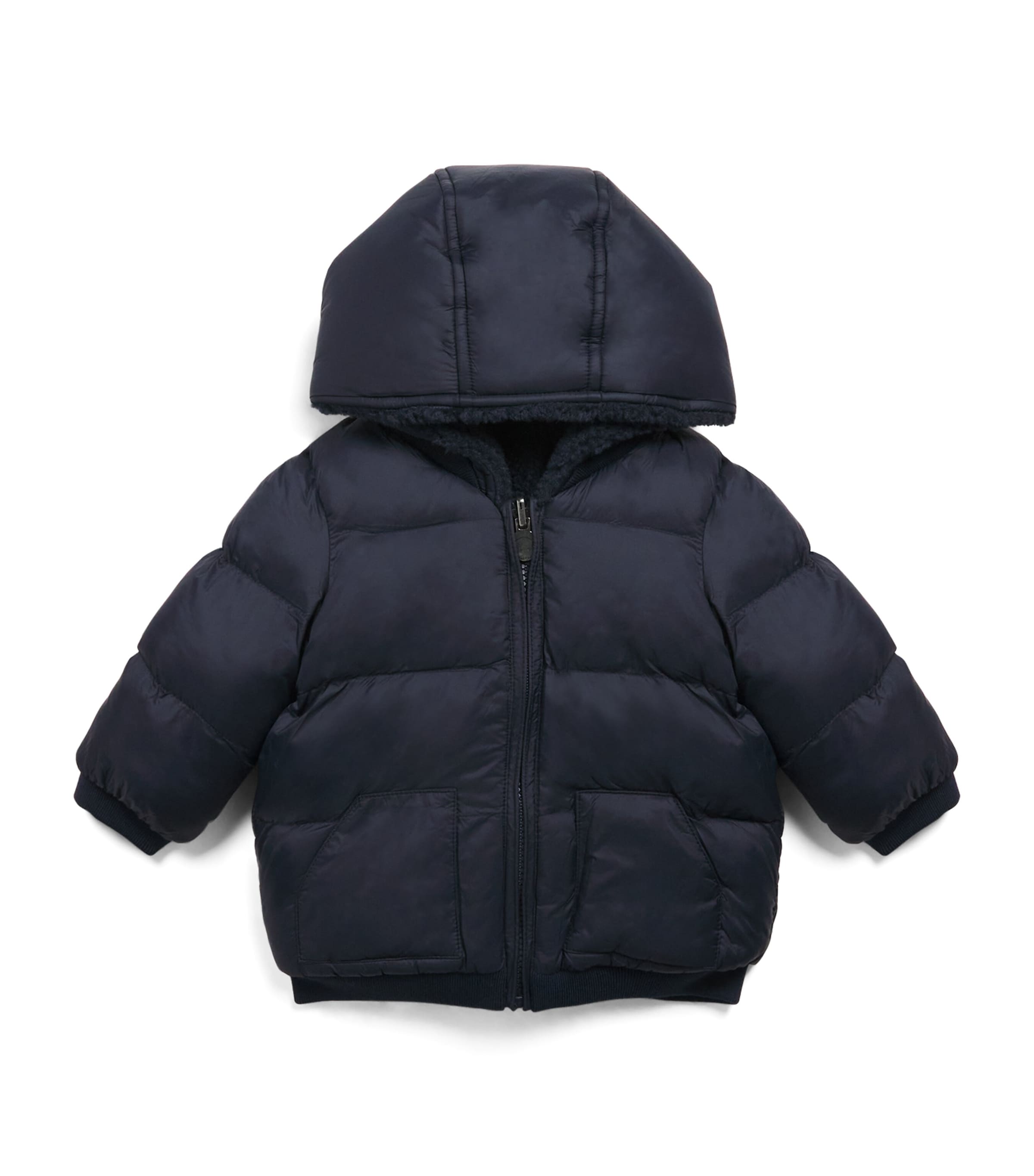 Reversible Padded Coat (3 Months-4 Years) 4MARINE Image 1