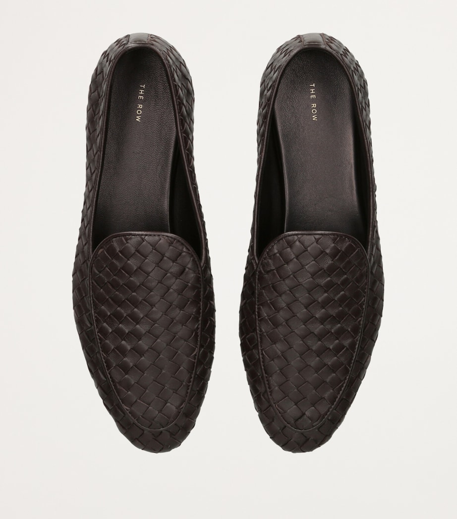 Hereditas Woven Flat Loafers DARK BROWN Image 4
