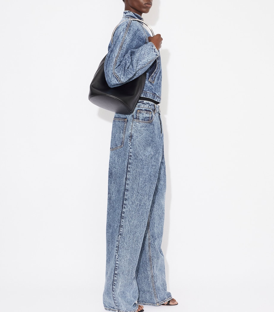 Denim Round Jacket BLEU NEIGE Image 4