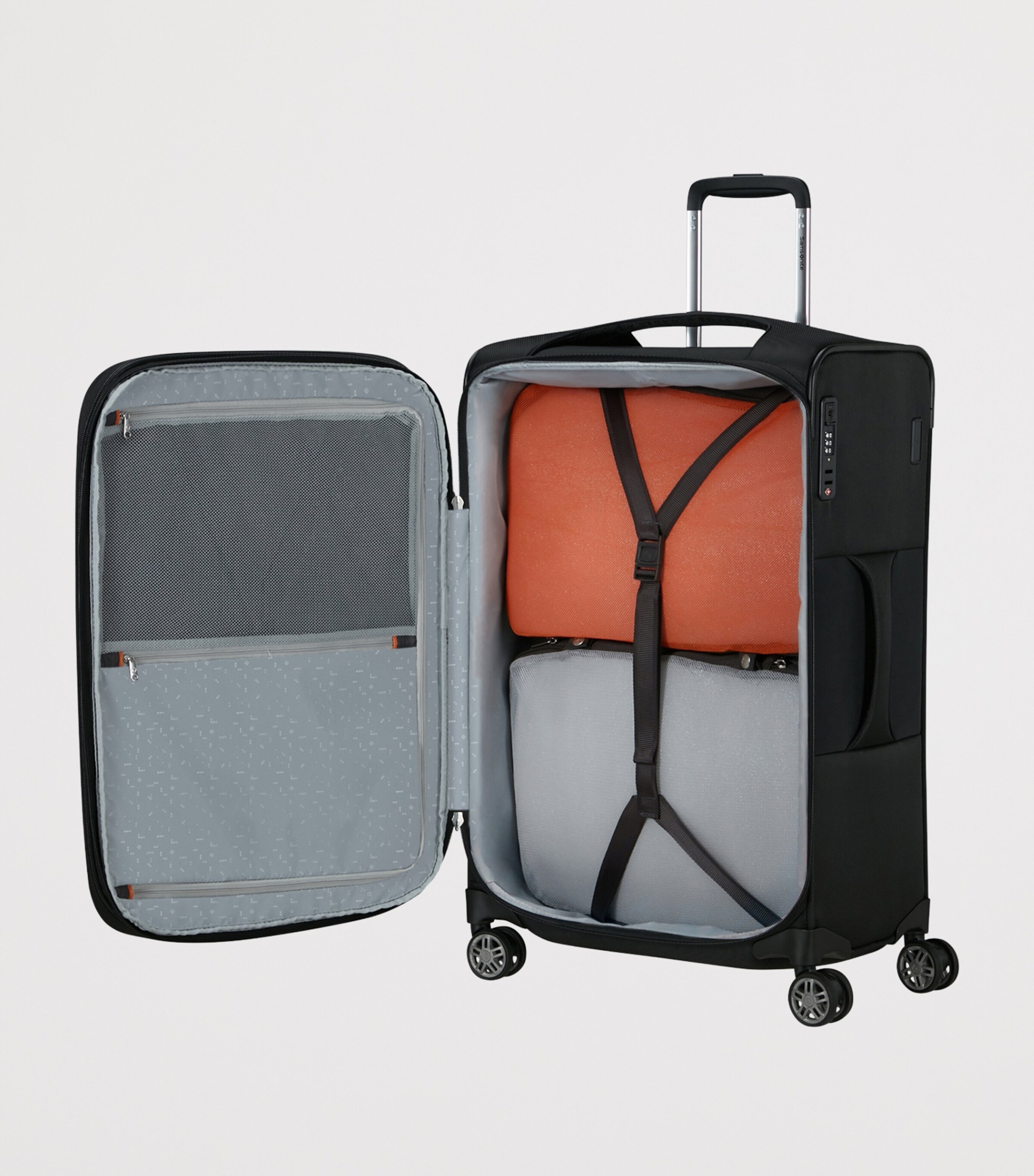 Expandable Re-Lite Spinner Suitcase (67cm) BLACK 1041 Image 5