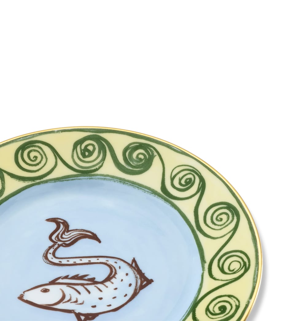 Porcelain Il Viaggio di Nettuno Bread Plate (16cm) G00135002 Image 2