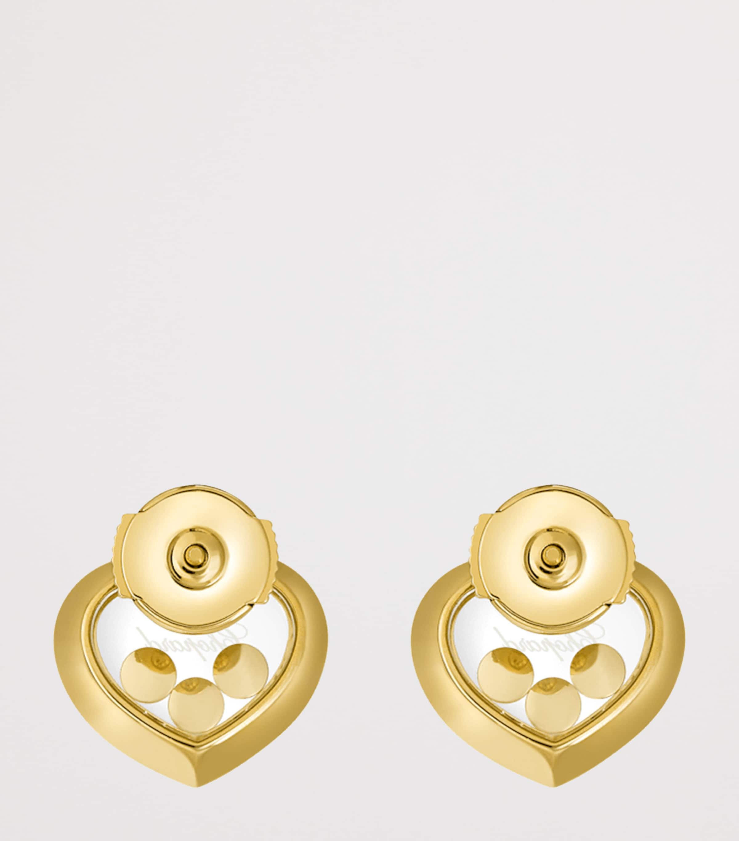 Yellow Gold and Diamond Happy Diamonds Icons Earrings 18K YELLOW GOLD Image 5