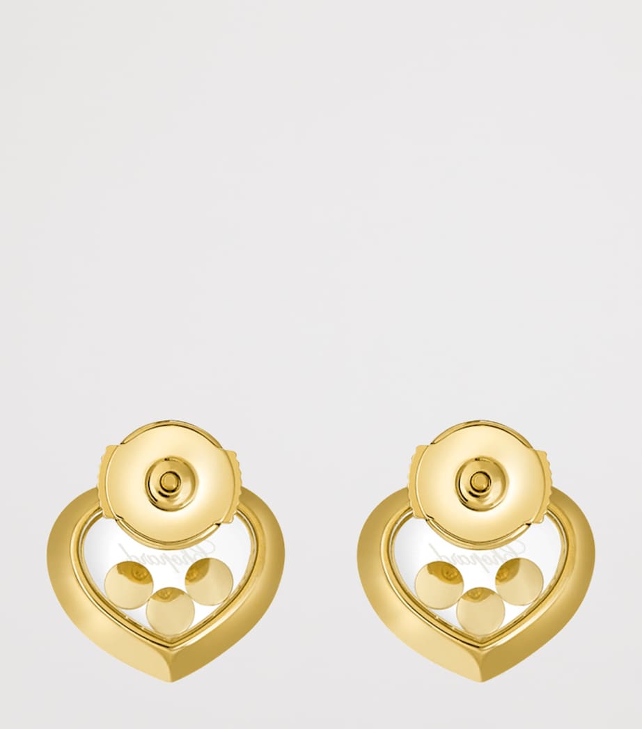 Yellow Gold and Diamond Happy Diamonds Icons Earrings 18K YELLOW GOLD Image 5