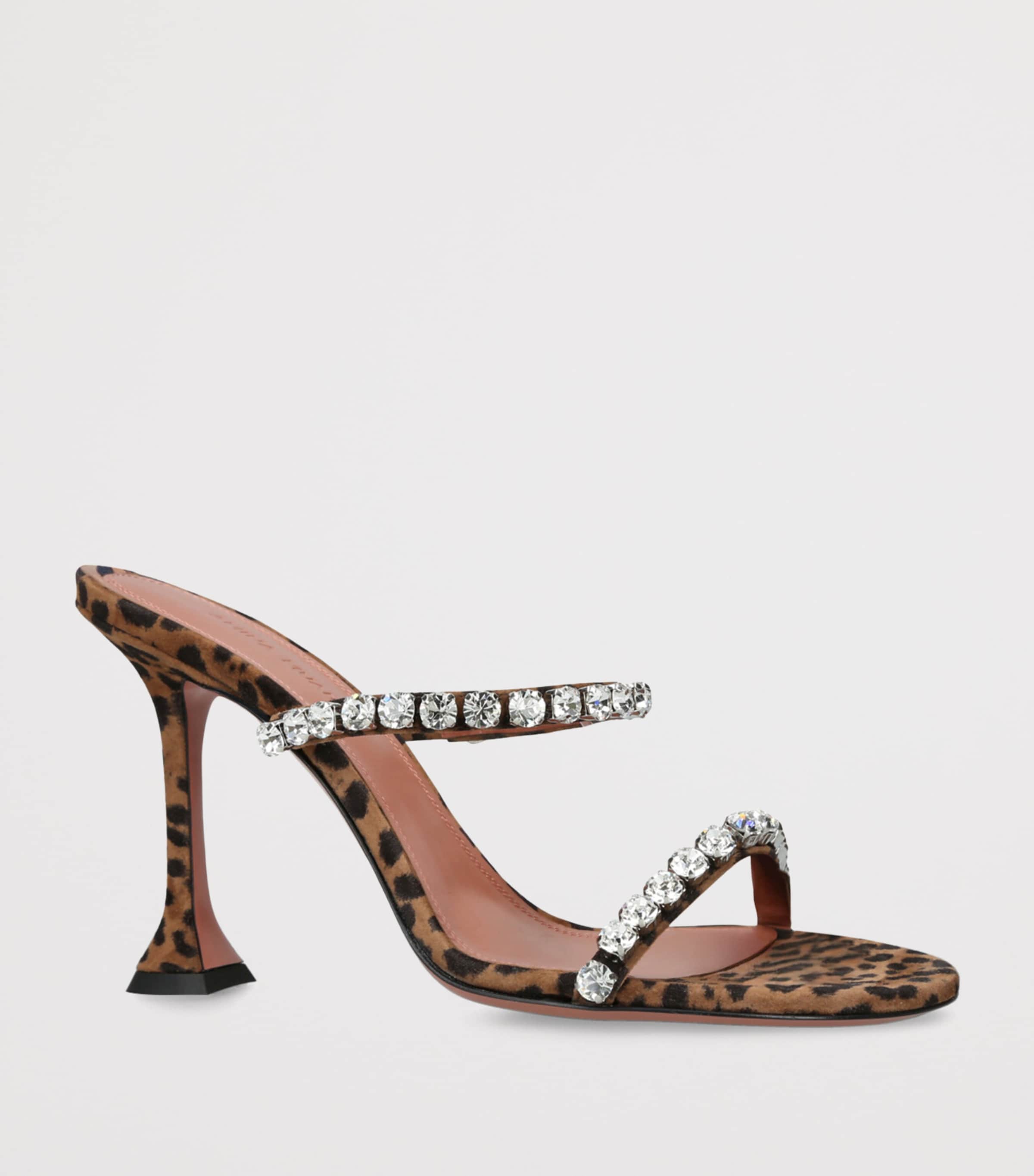 Suede Embellished Gigi Mules 95 BROWN/OTH Image 3