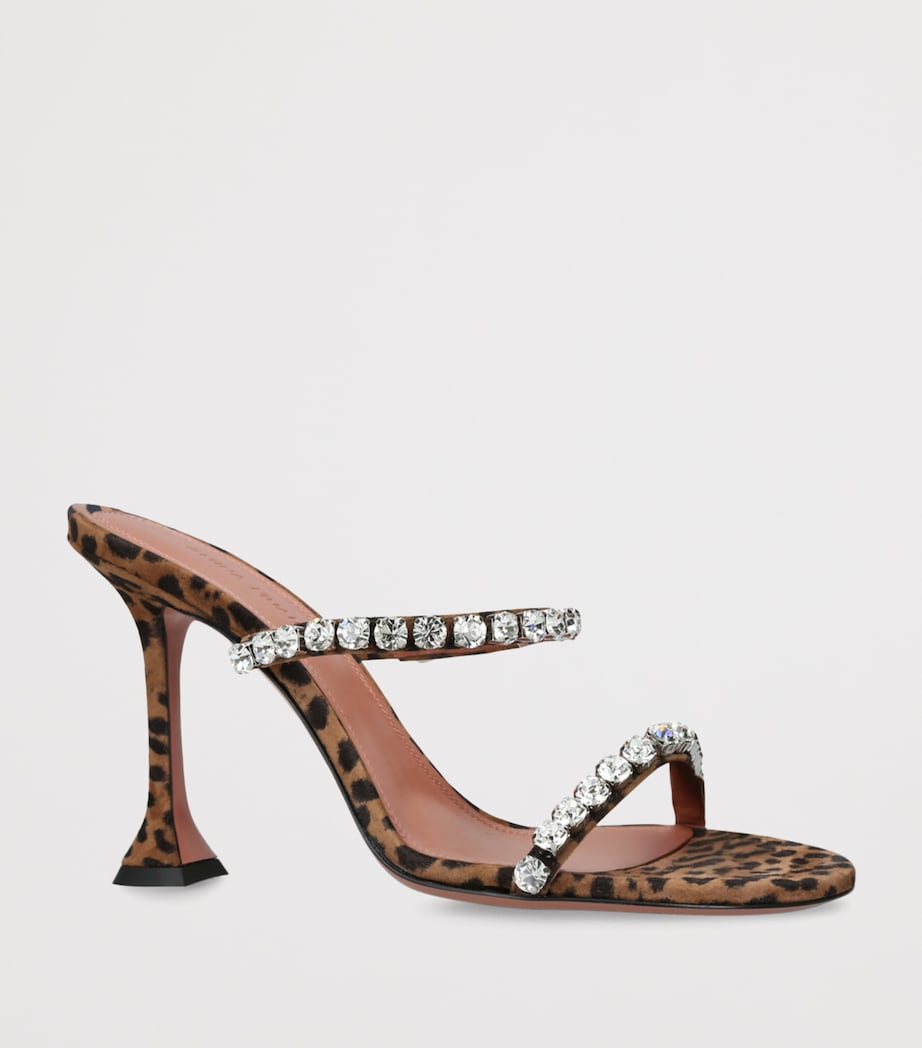 Suede Embellished Gigi Mules 95 BROWN/OTH Image 3