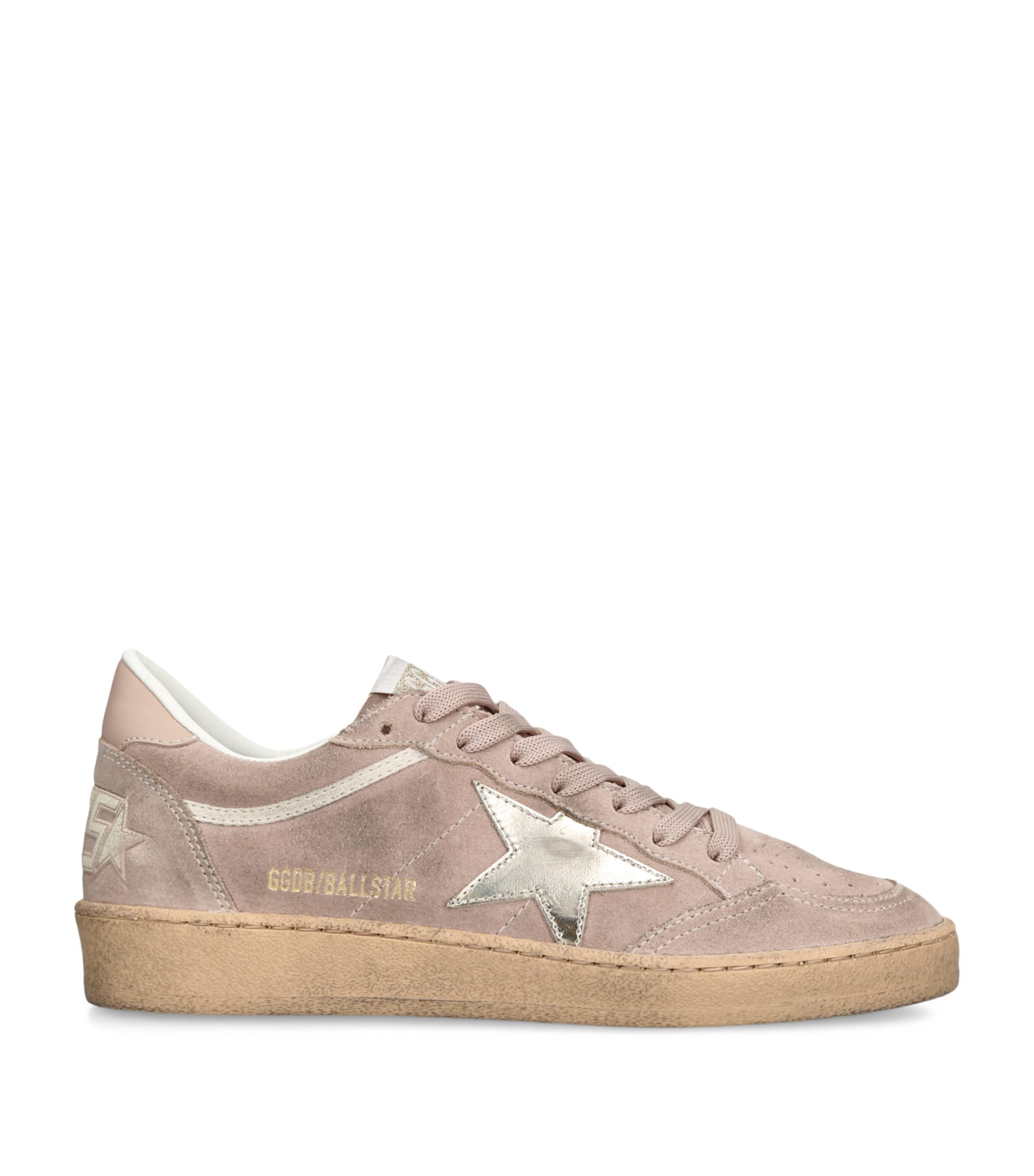 Golden Goose Suede Ball Star Sneakers Pale Pink Image 1