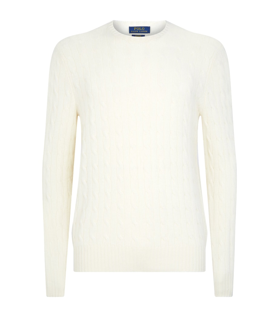 Cashmere Cable Knit Sweater Image 1