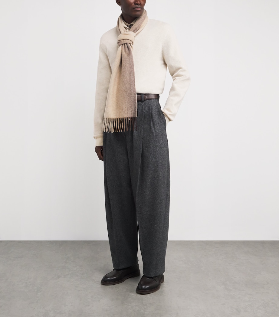 Cashmere Half-Zip Sweater CREAM MULTI Image 2