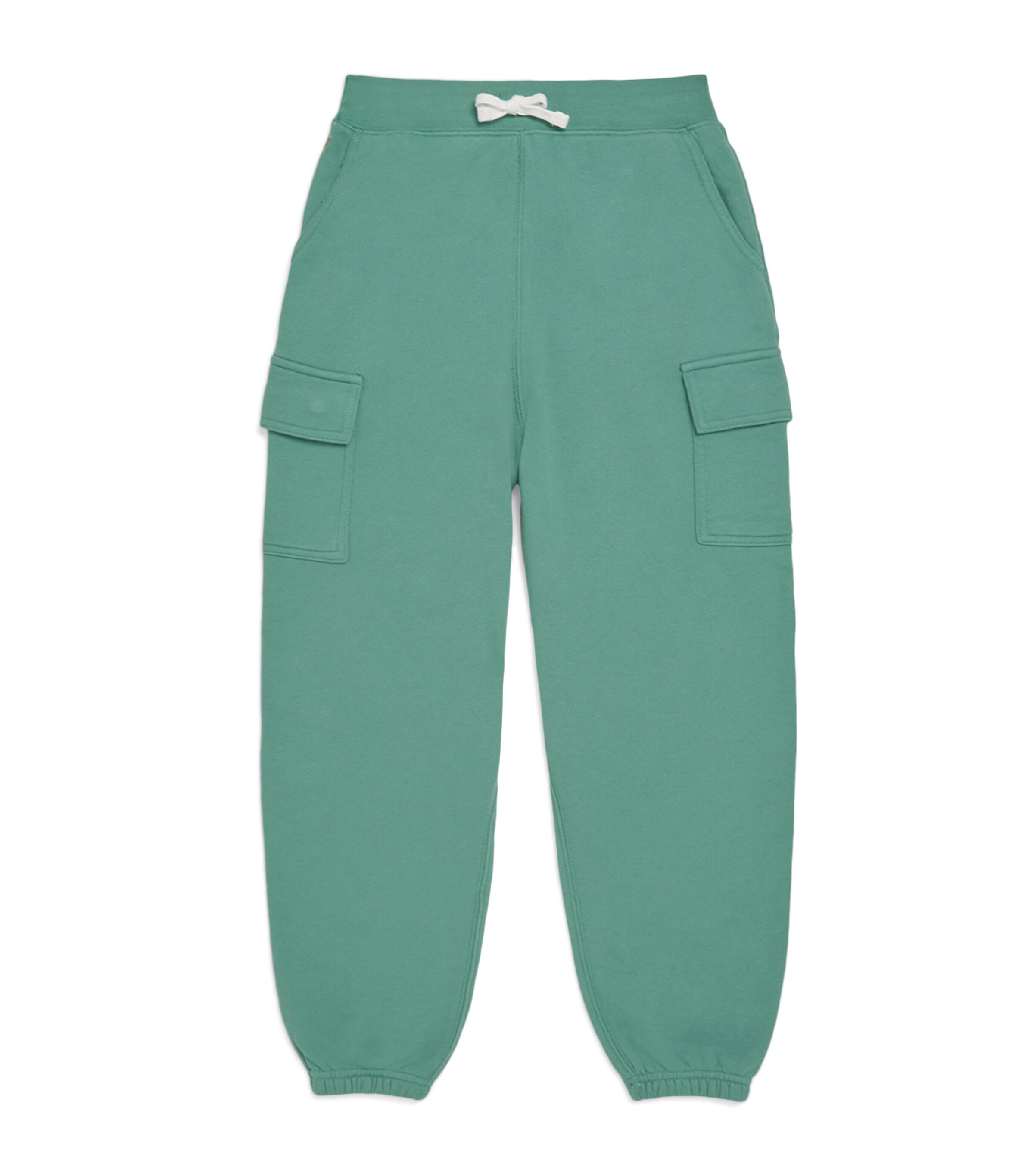 Ralph Lauren Kids Cotton-Blend Fleece Sweatpants (7-14 Years) Fairway Green Image 1