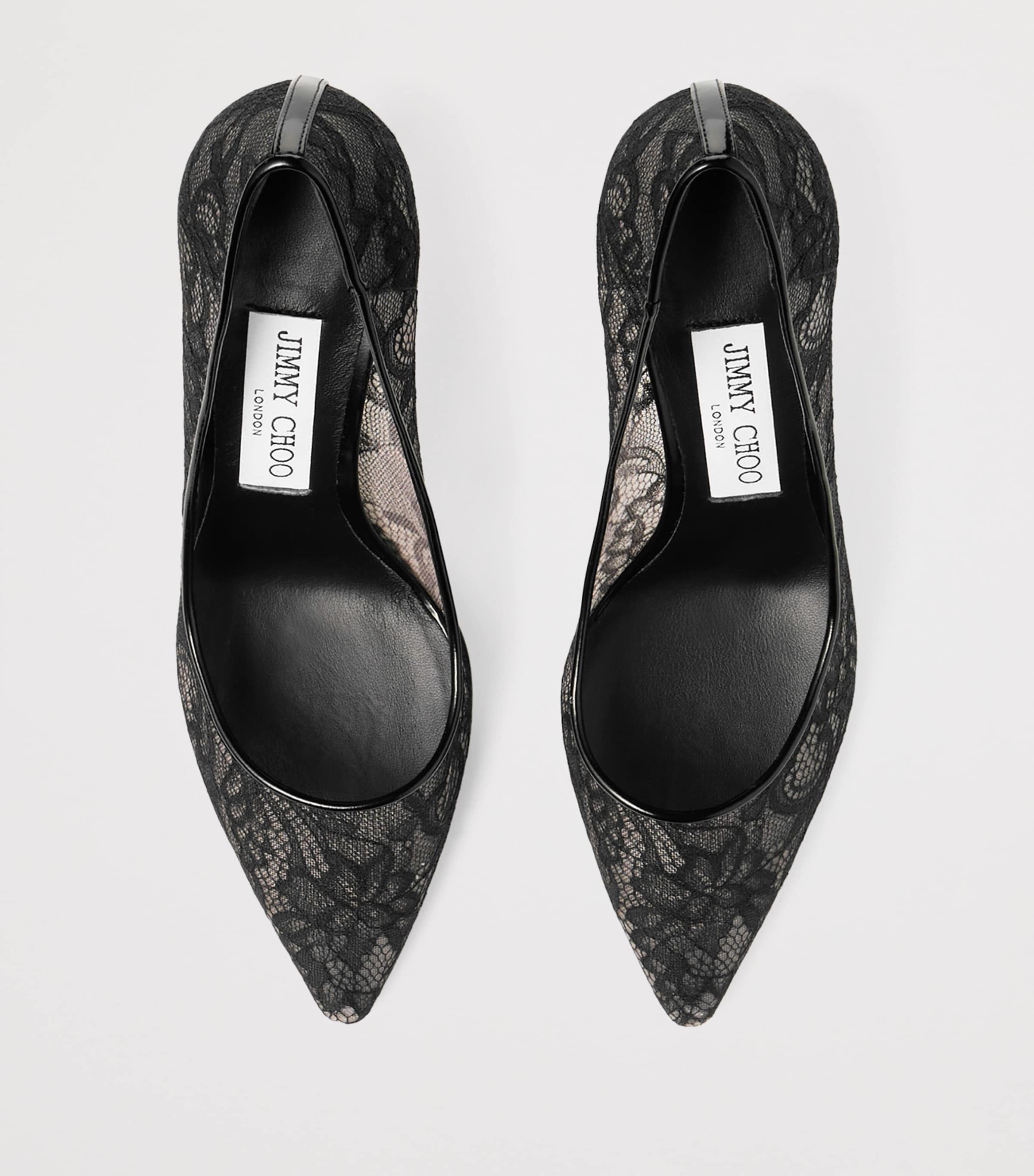 Romy 85 Lace Pumps BLACK Image 3
