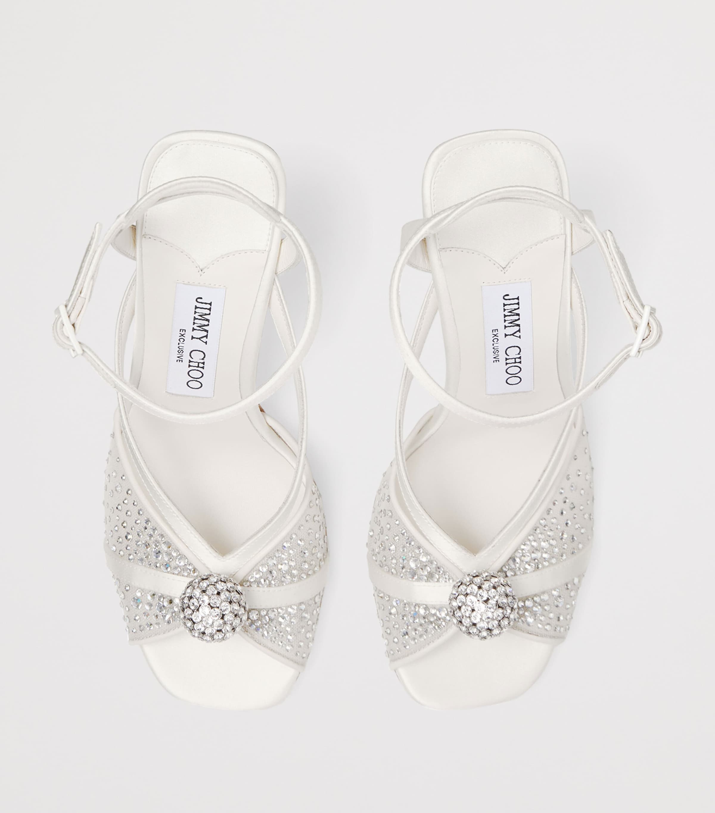 Sarai 95 Heeled Sandals IVORY MIX Image 3