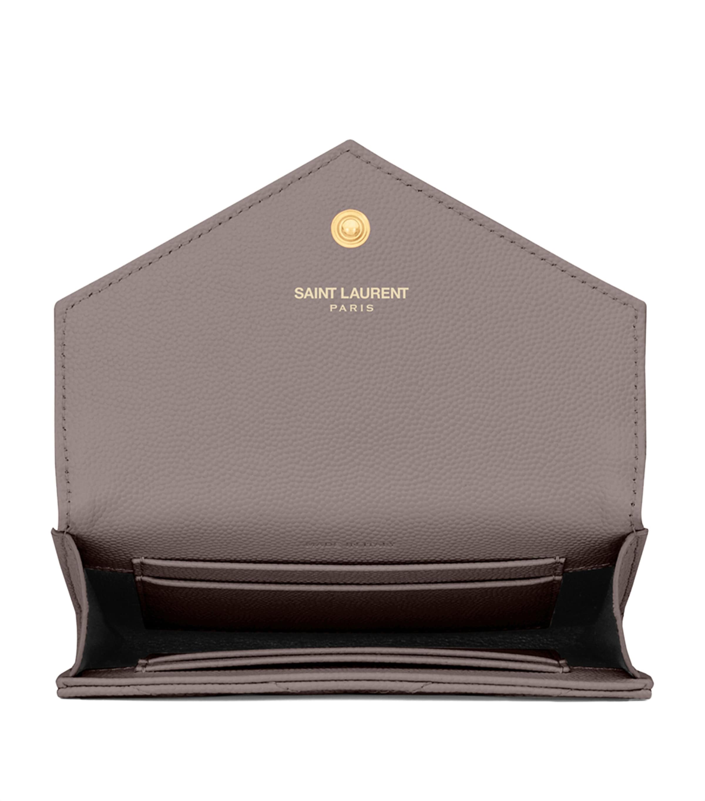 [Saint Laurent] Small Monogram Matlace Wallet ☆送料込☆ Saint Laurent Small Monogram Matelassé Envelope Wallet