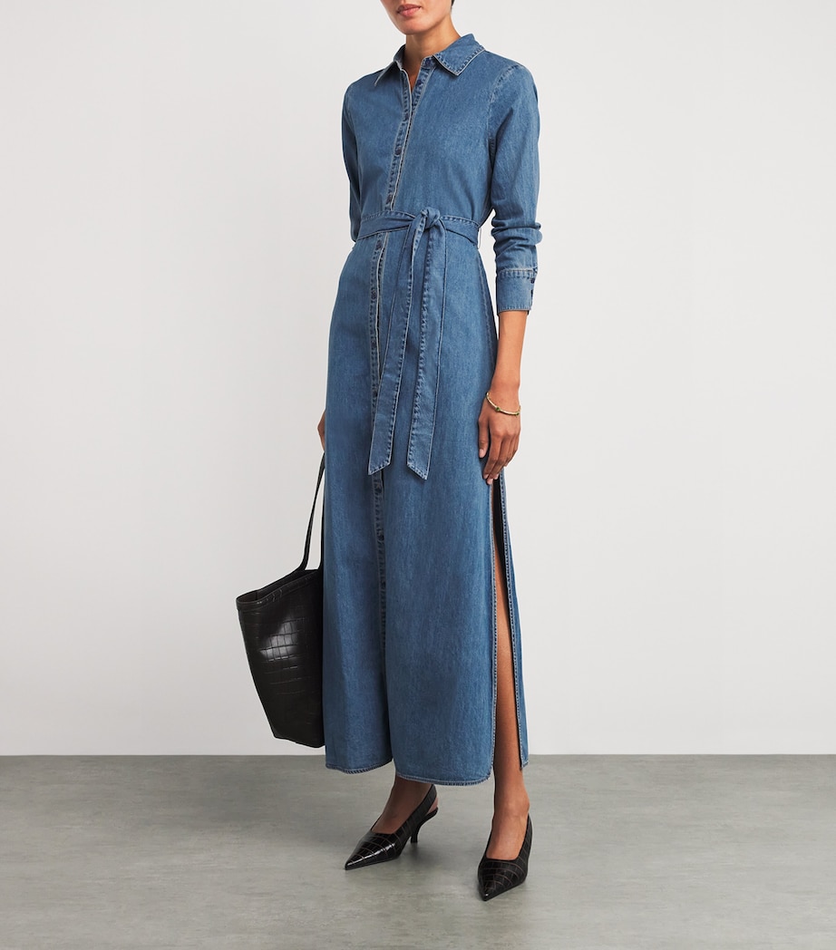 Denim Chassidy Maxi Dress J415 VINTAGE BLUE Image 2