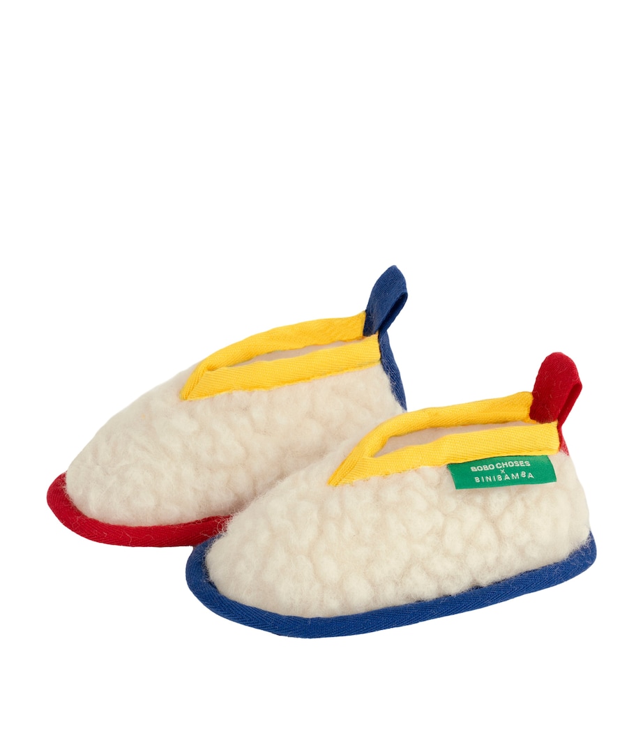 x Bobo Choses Merin Wool Booties MILK Image 1