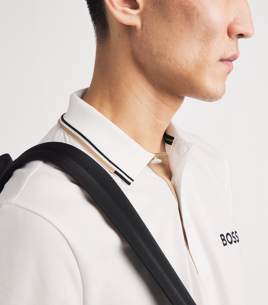 BOSS Mens Paddy Polo Shirt Natural Image 3