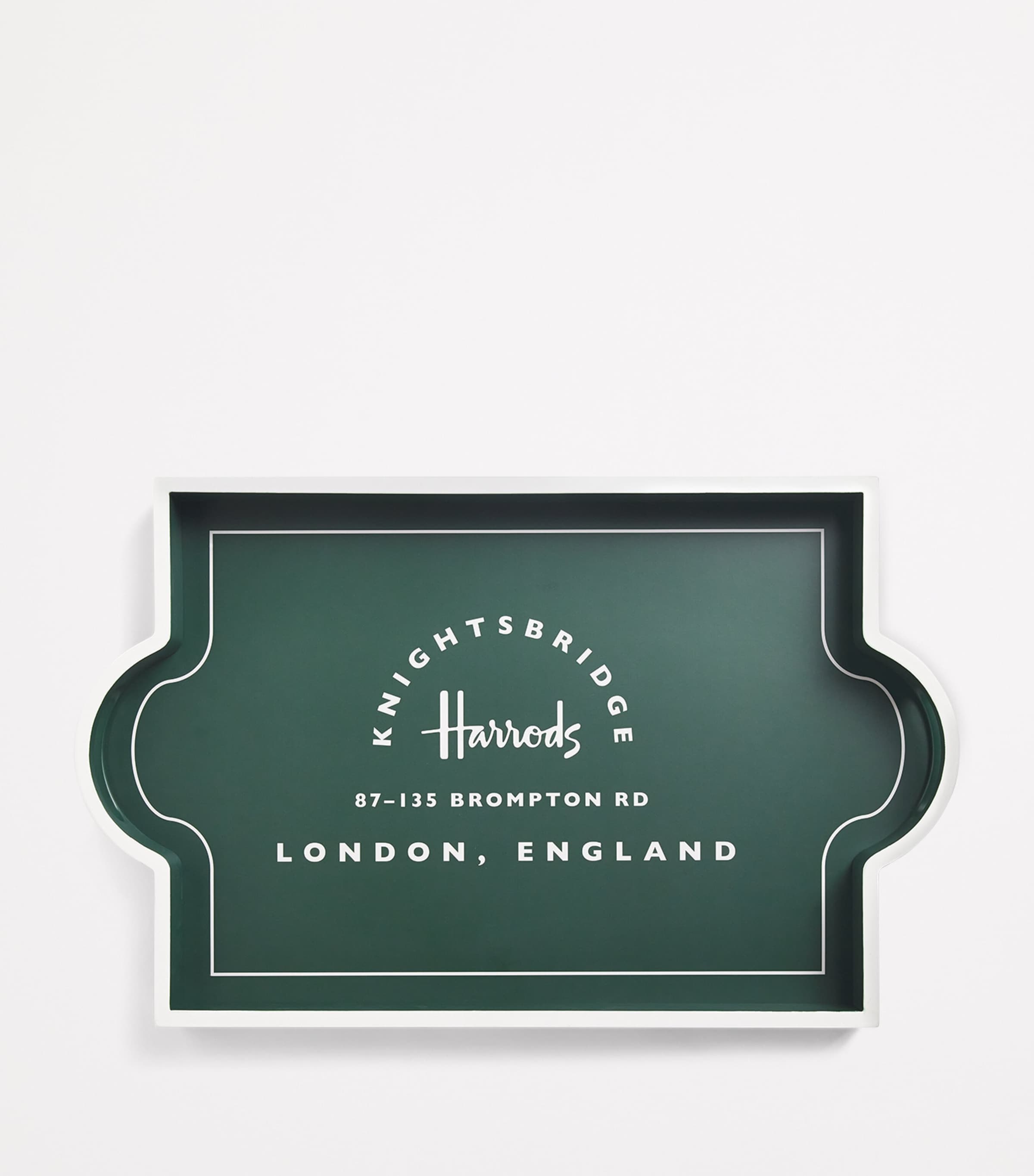Medium Stackable Tray (49cm x 30cm) HARRODS GREEN Image 2