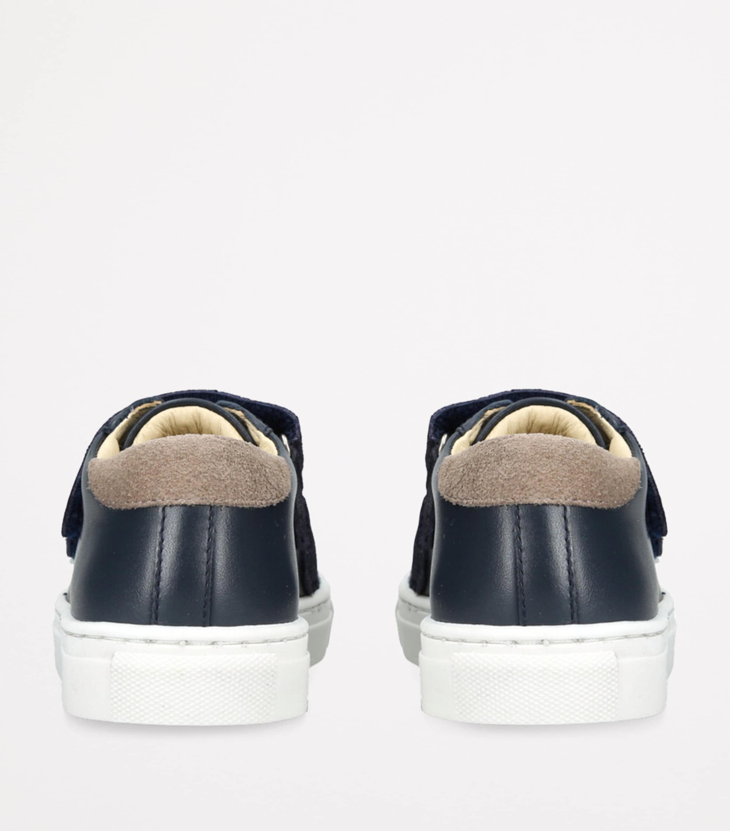papouelli Leather Hobo Sneakers Navy Image 2