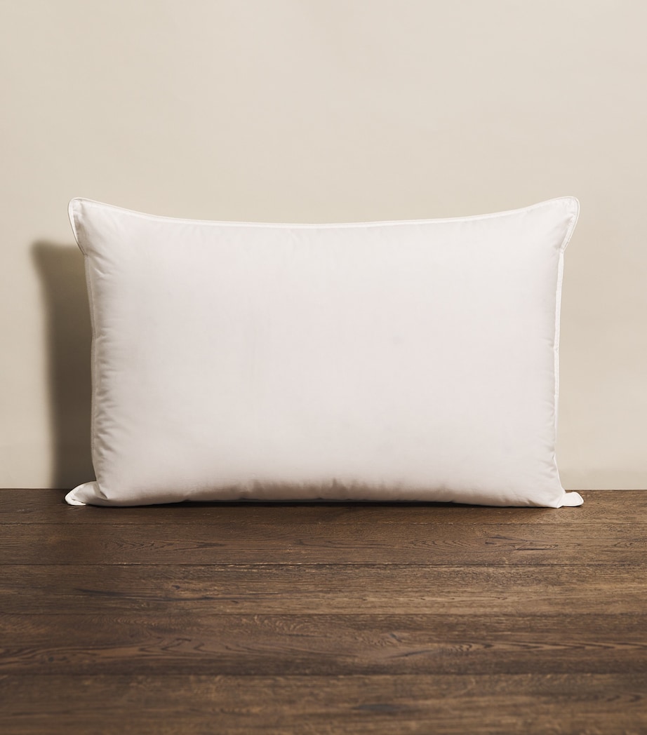 Down A1-Grade Standard Pillow (50cm x 75cm) WHITE Image 1