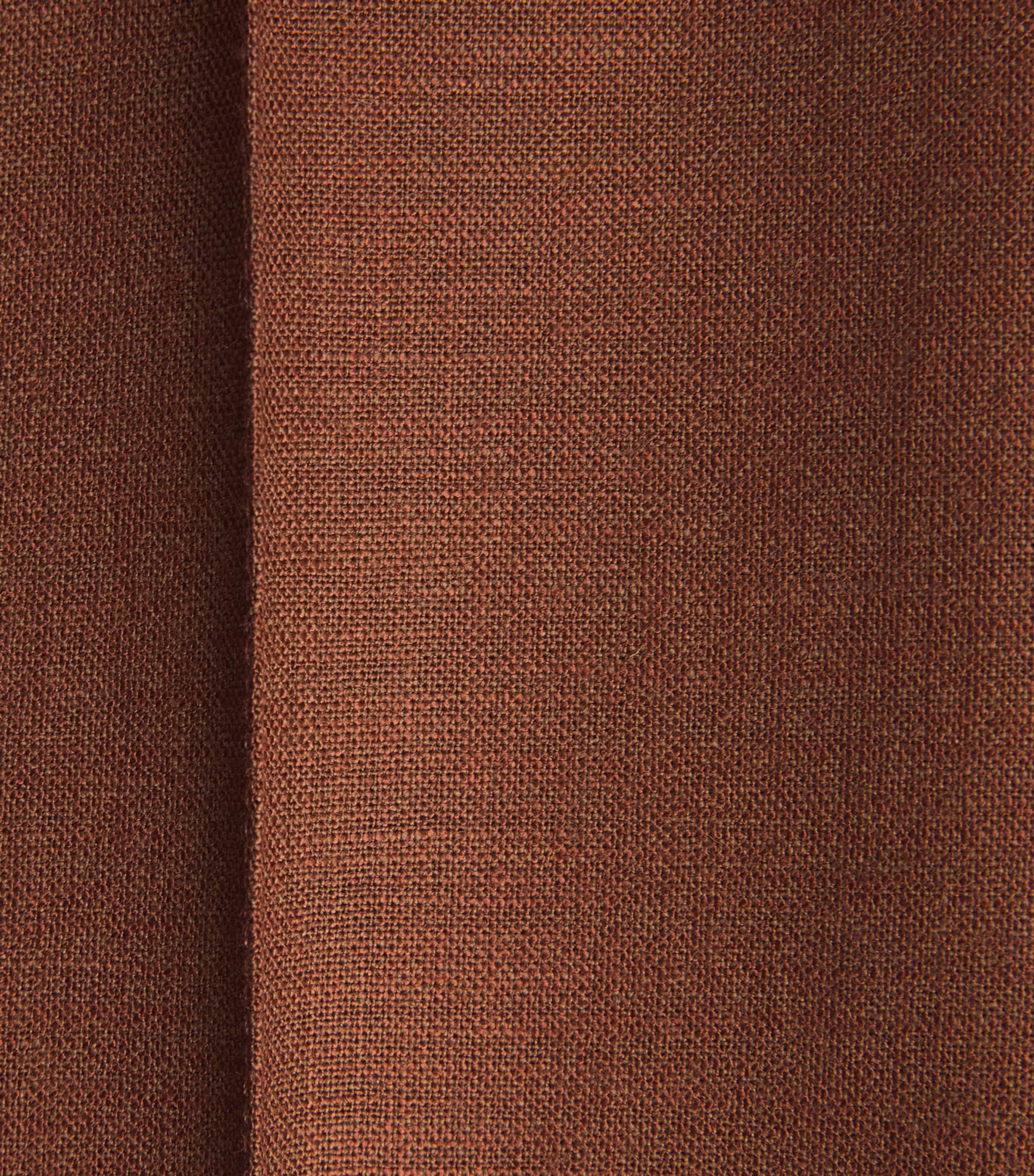 ME+EM Womens Wool-Blend Cropped Trousers Pecan Brown Image 6