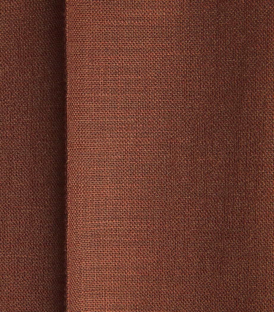 ME+EM Womens Wool-Blend Cropped Trousers Pecan Brown Image 6