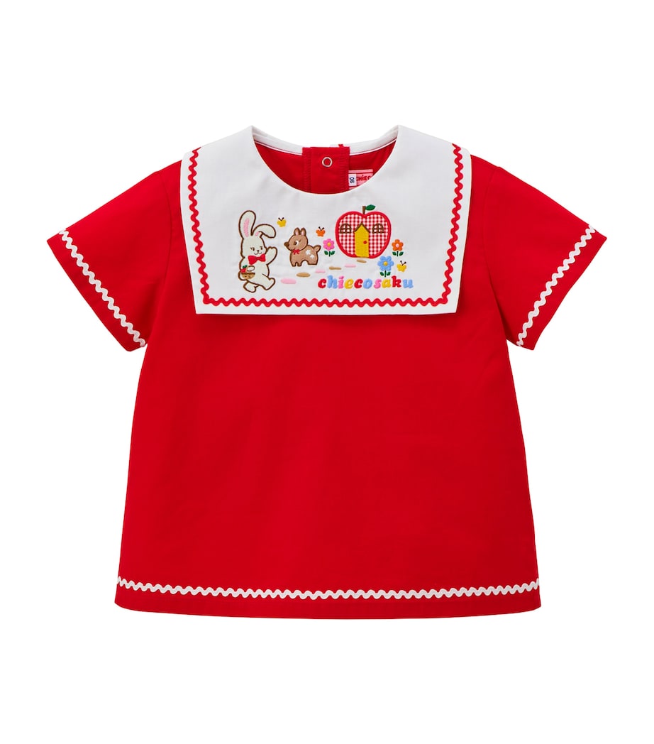 Cotton Embroidered Blouse (2-7 Years) 2 Image 1