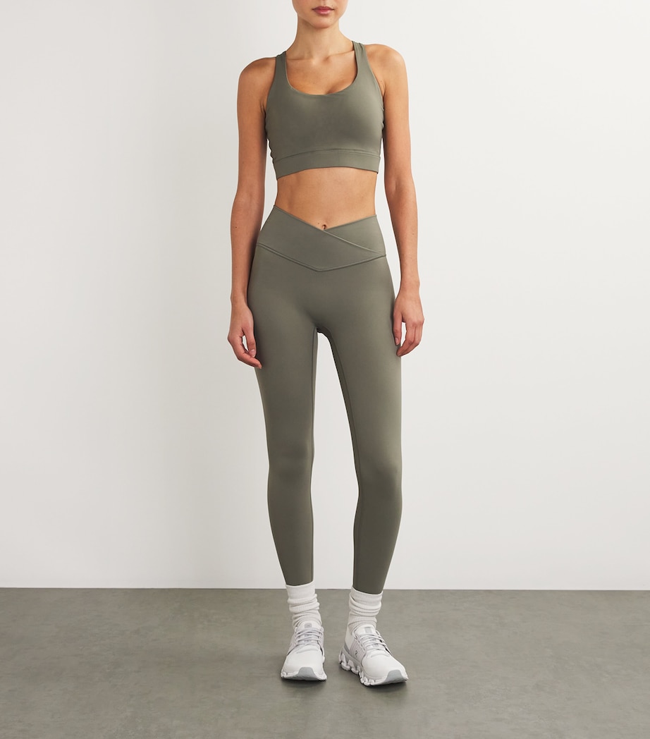 Ultimate Cross-Back Bra OLIVE GREEN Image 2