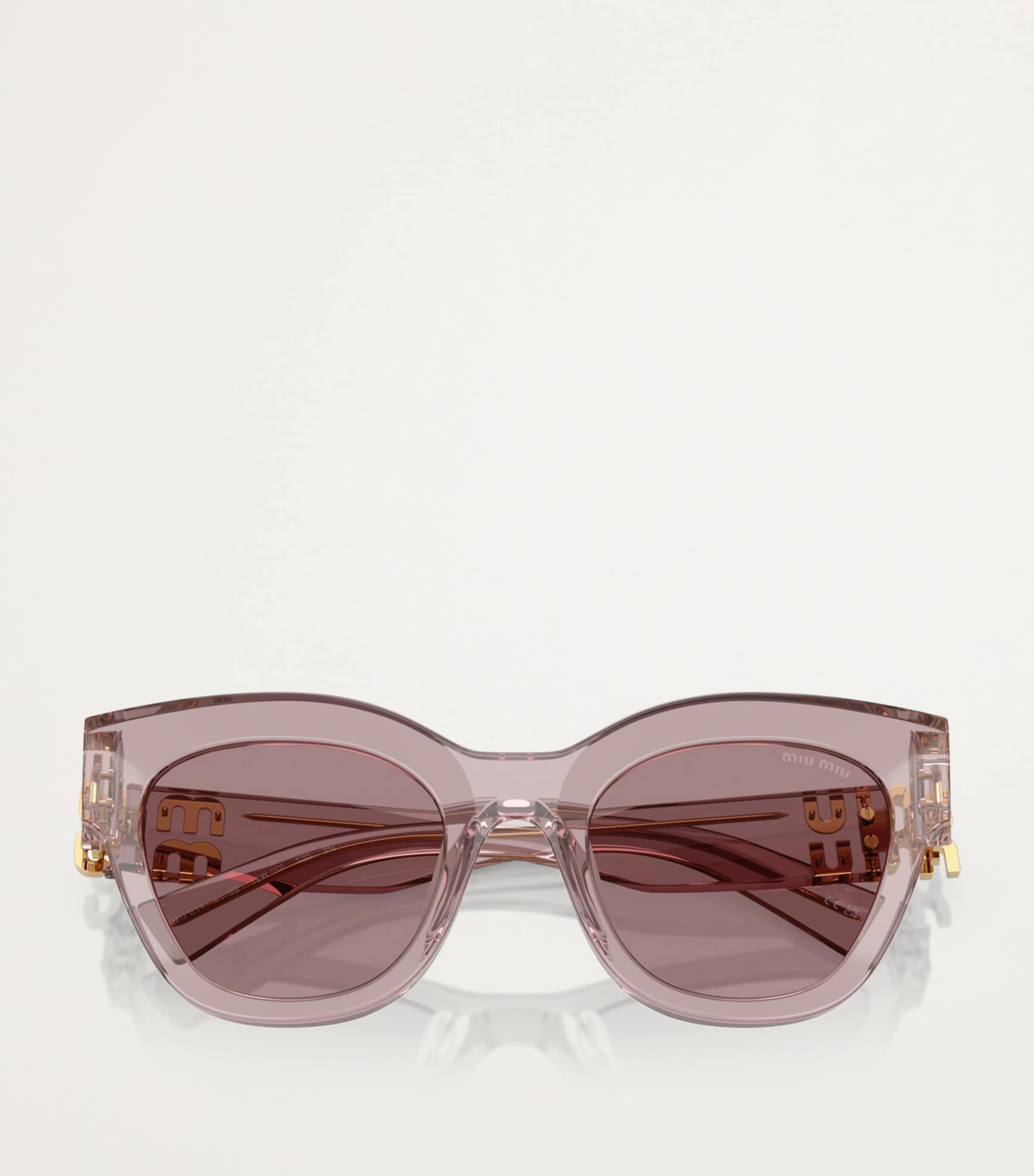 Acetate Square MU01YS Sunglasses 12W20I Image 5