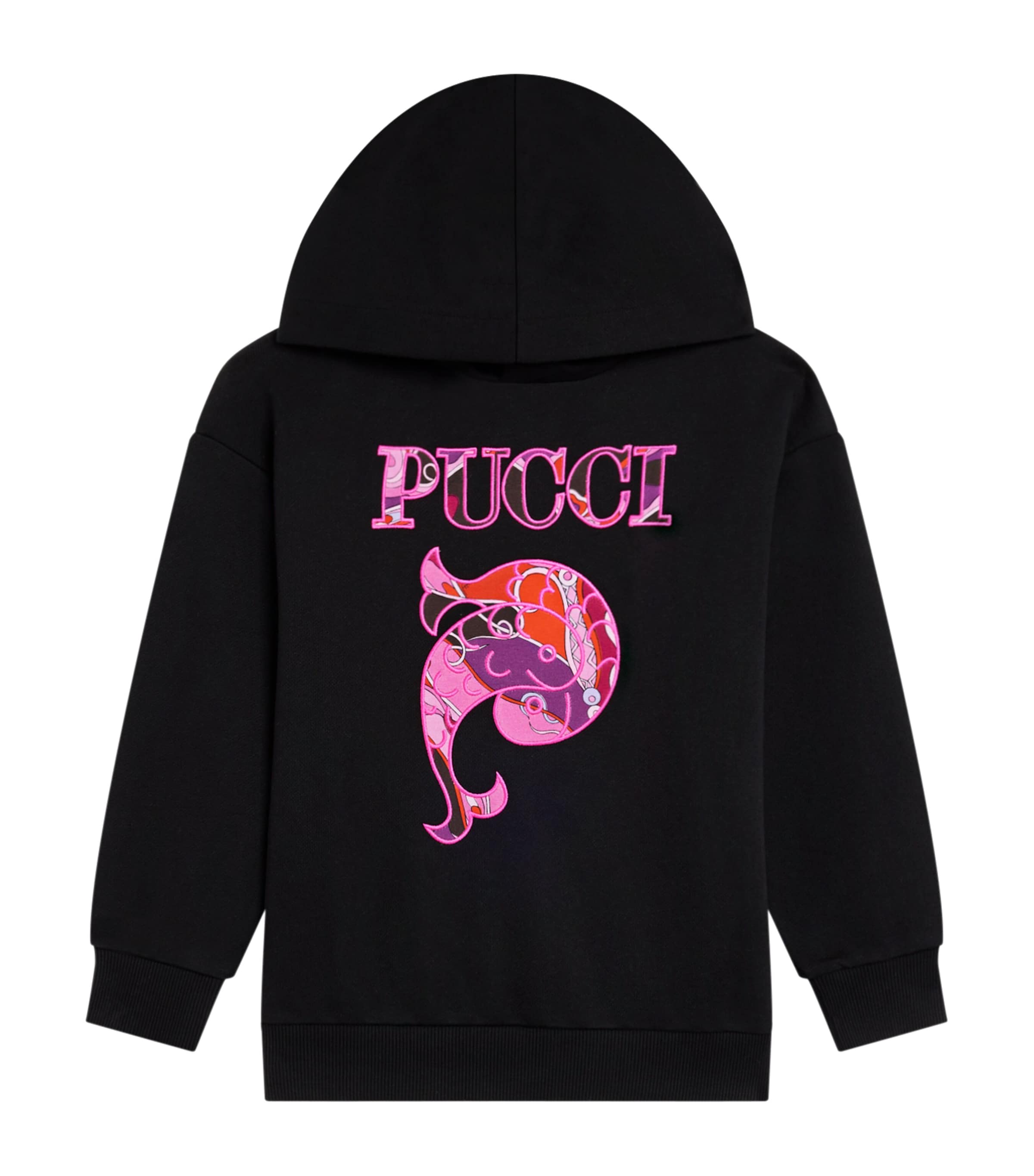PUCCI Junior Cotton Pucci Fish Hoodie (4-14 Years) | Girls Clothing | Sweatshirts & Hoodies | Designers | PUCCI | Hoodies & Sweatshirts